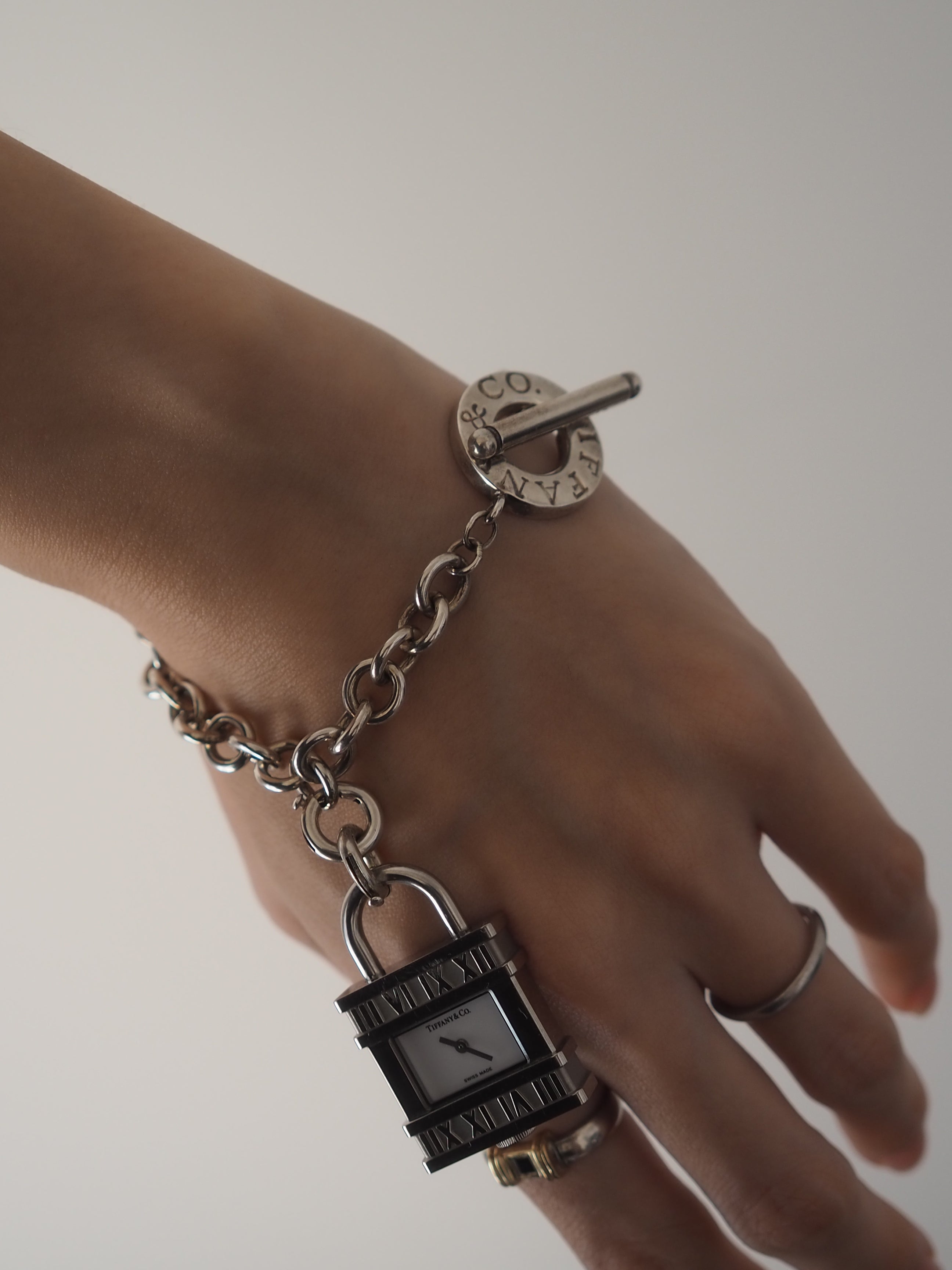 Tiffany & Co. Atlas Padlock Chain Watch