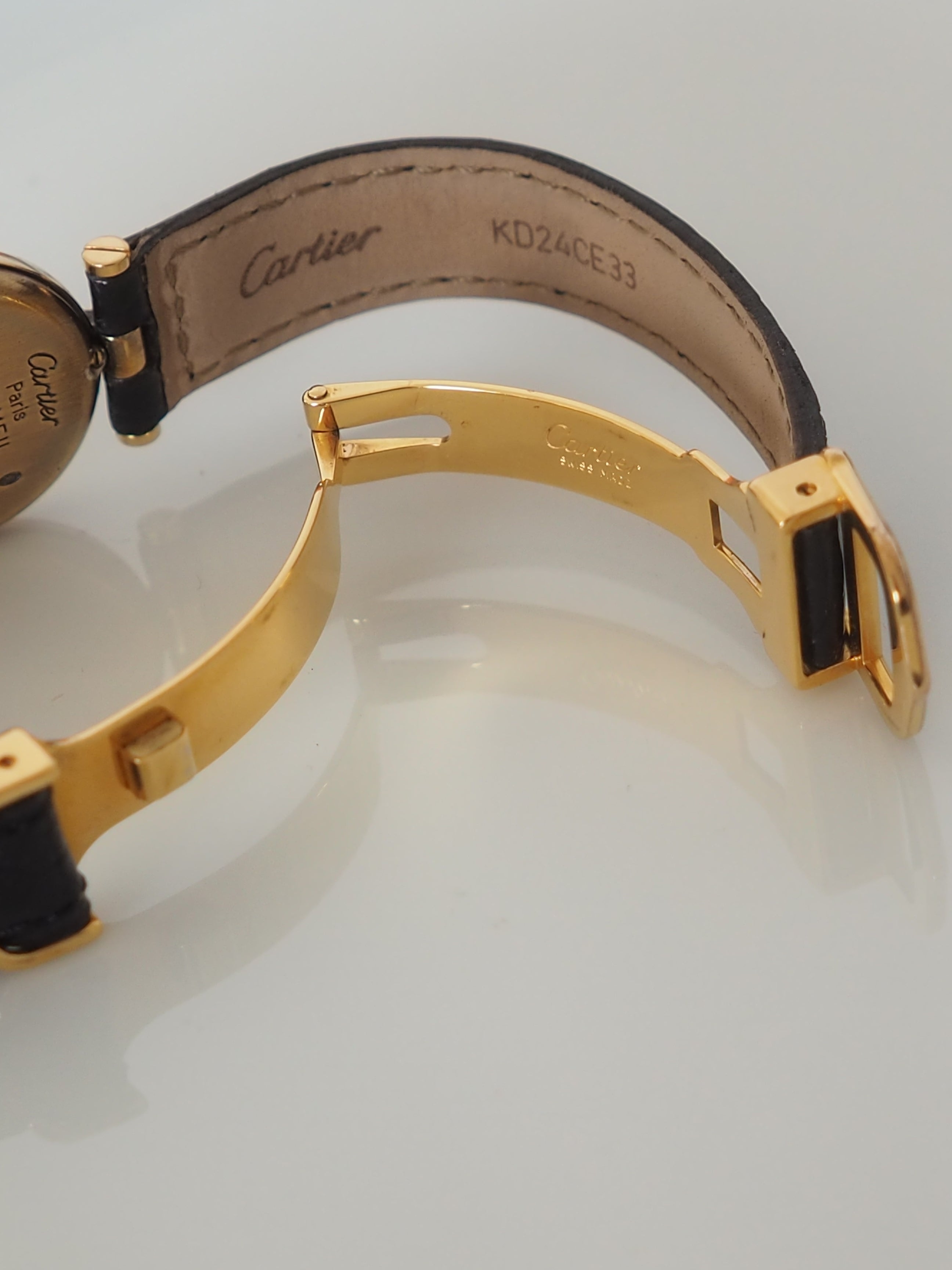 Cartier Must de Vendome Watch SM Black Diamond