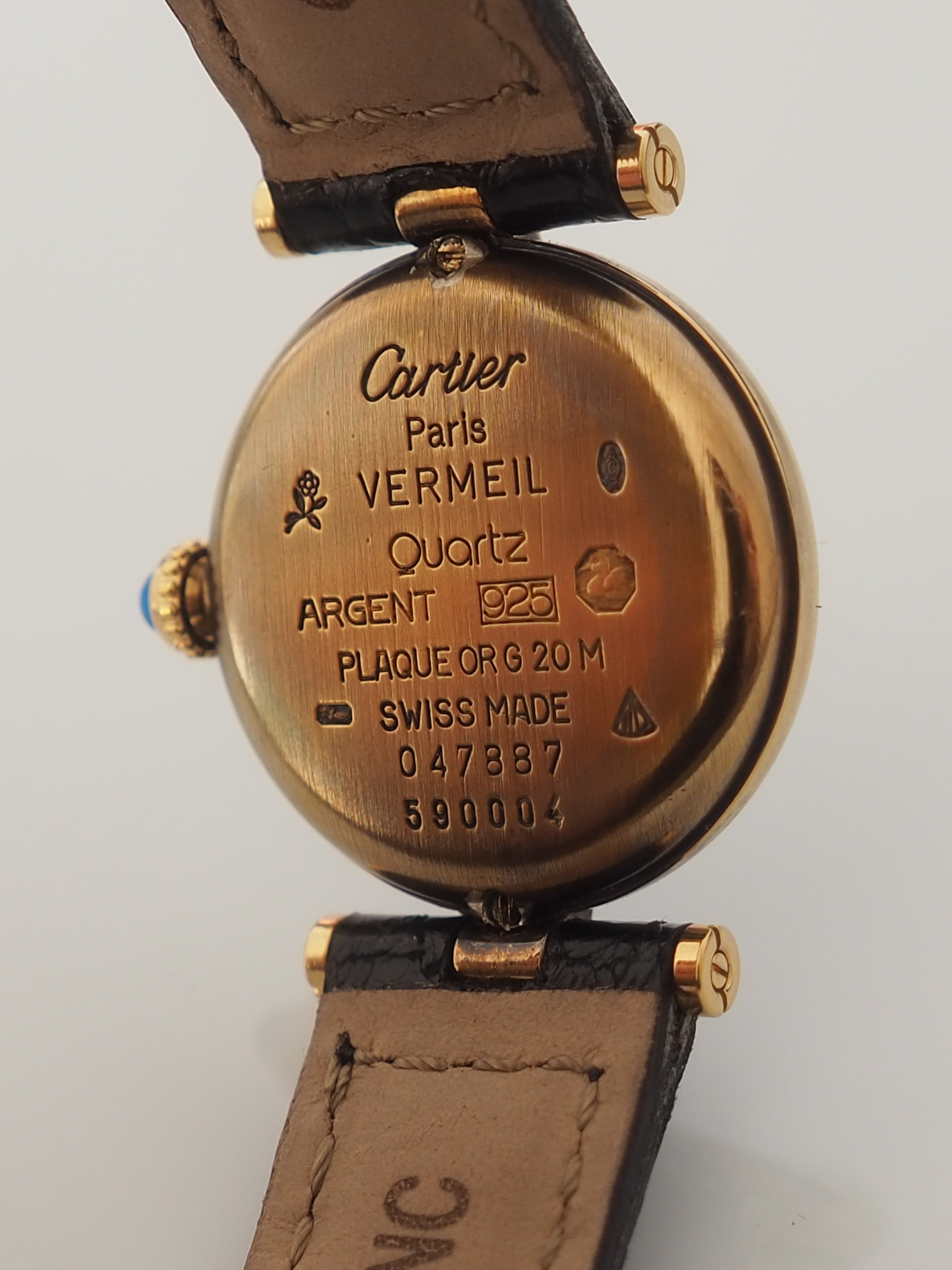 Cartier Must de Vendome Watch SM Black Diamond