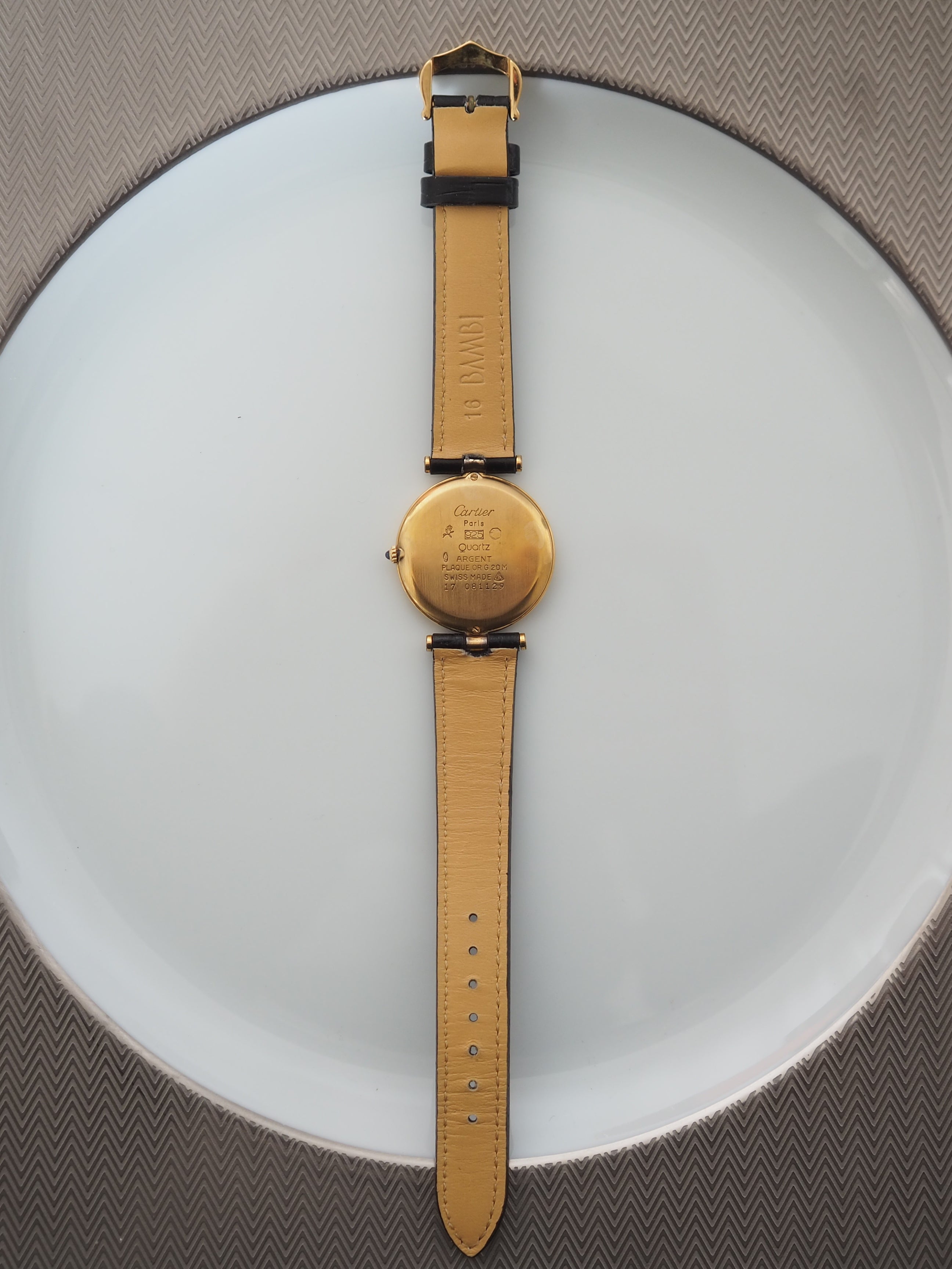 Cartier Must de Vendome Watch LM Ivory roman