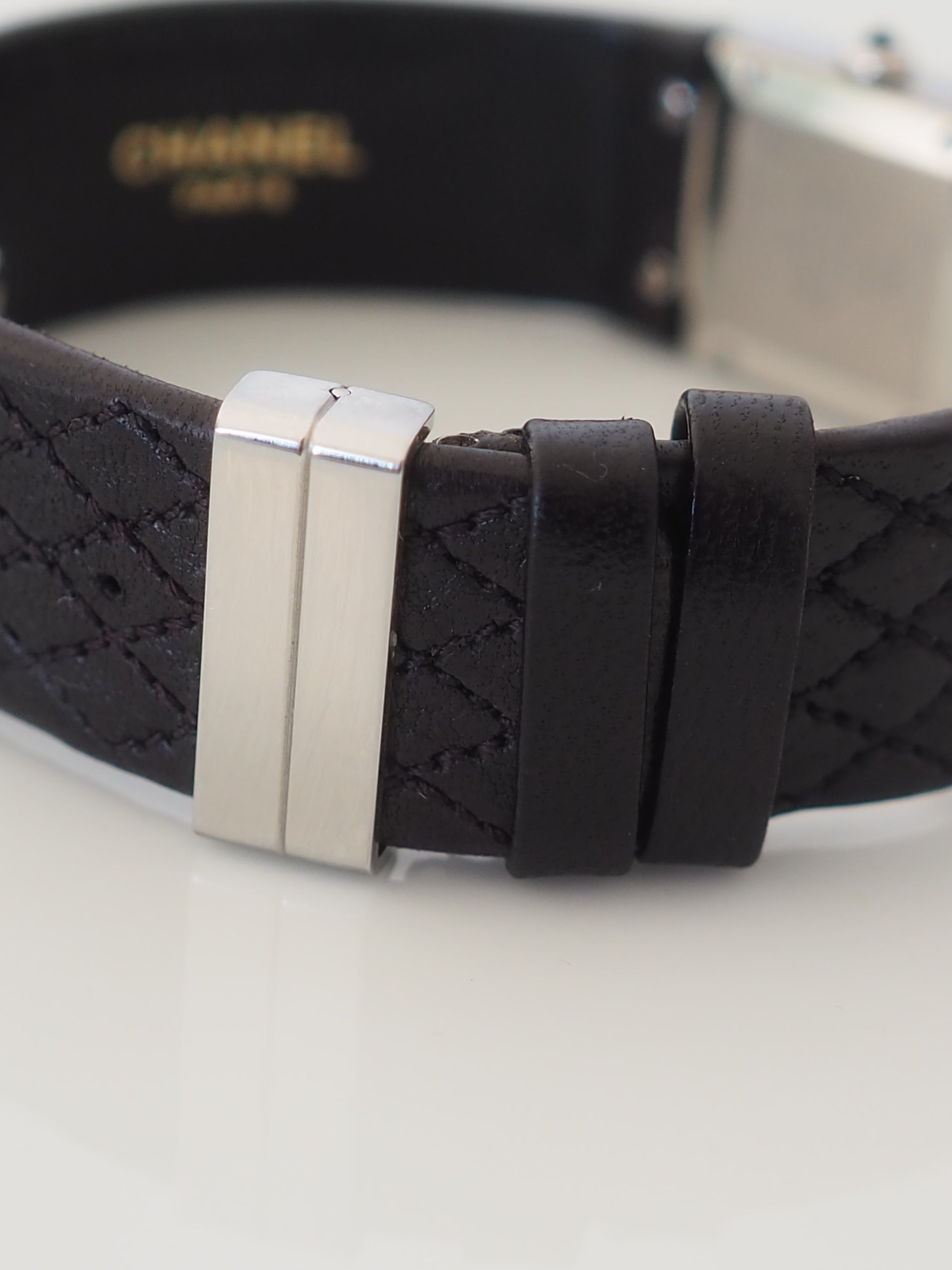 CHANEL シャネル マトラッセ ウォッチ 腕時計 シルバー ブラック