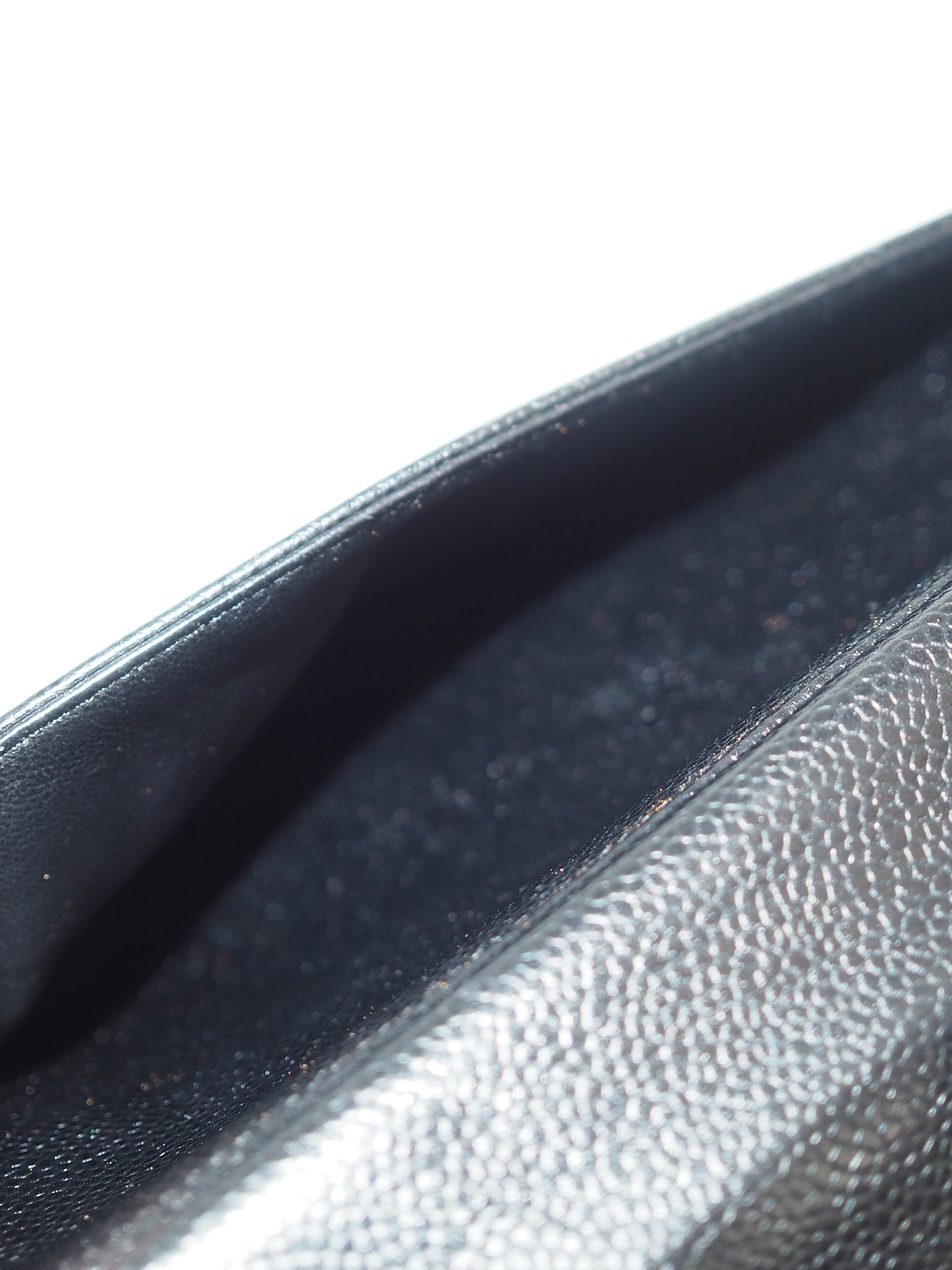 CHANEL COCO Black Caviar Shoulder Bag