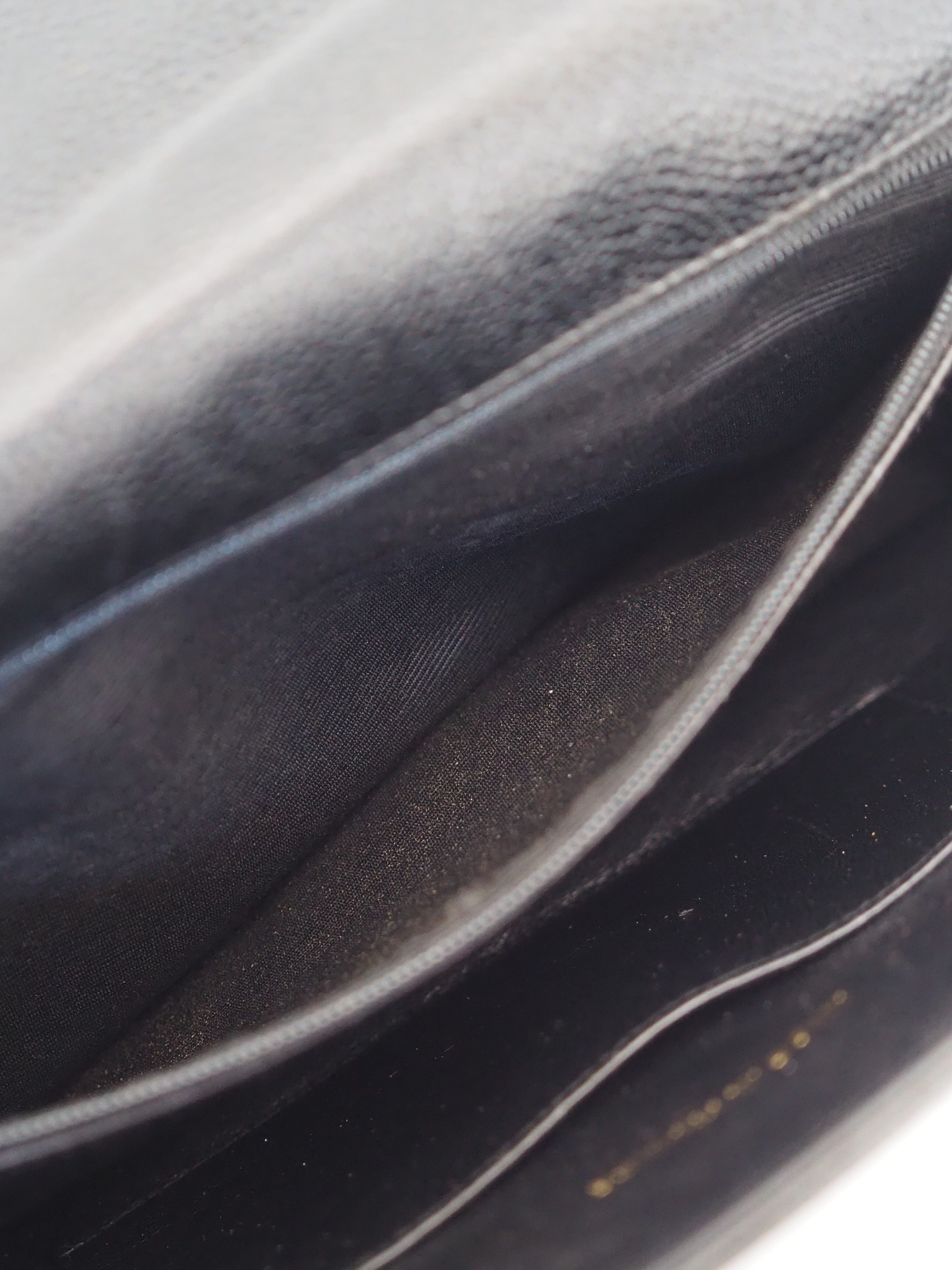 CHANEL COCO Black Caviar Shoulder Bag