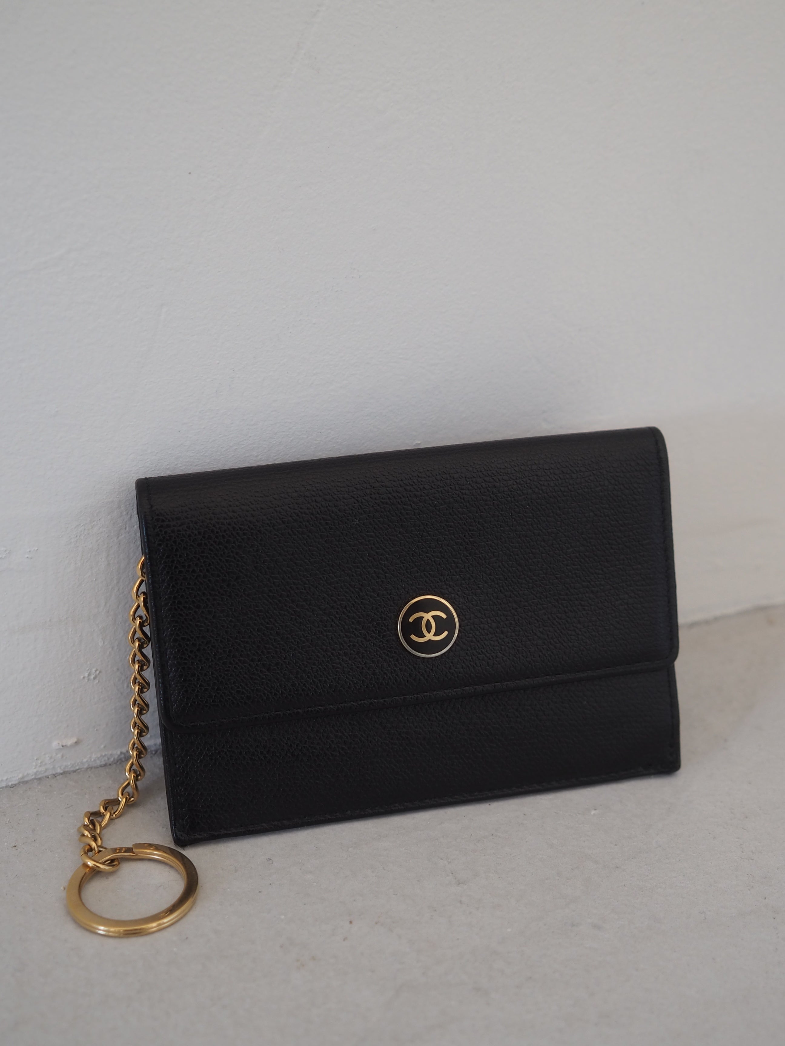 CHANEL シャネル COCO コインケース カードケース ブラック ヴィンテージ