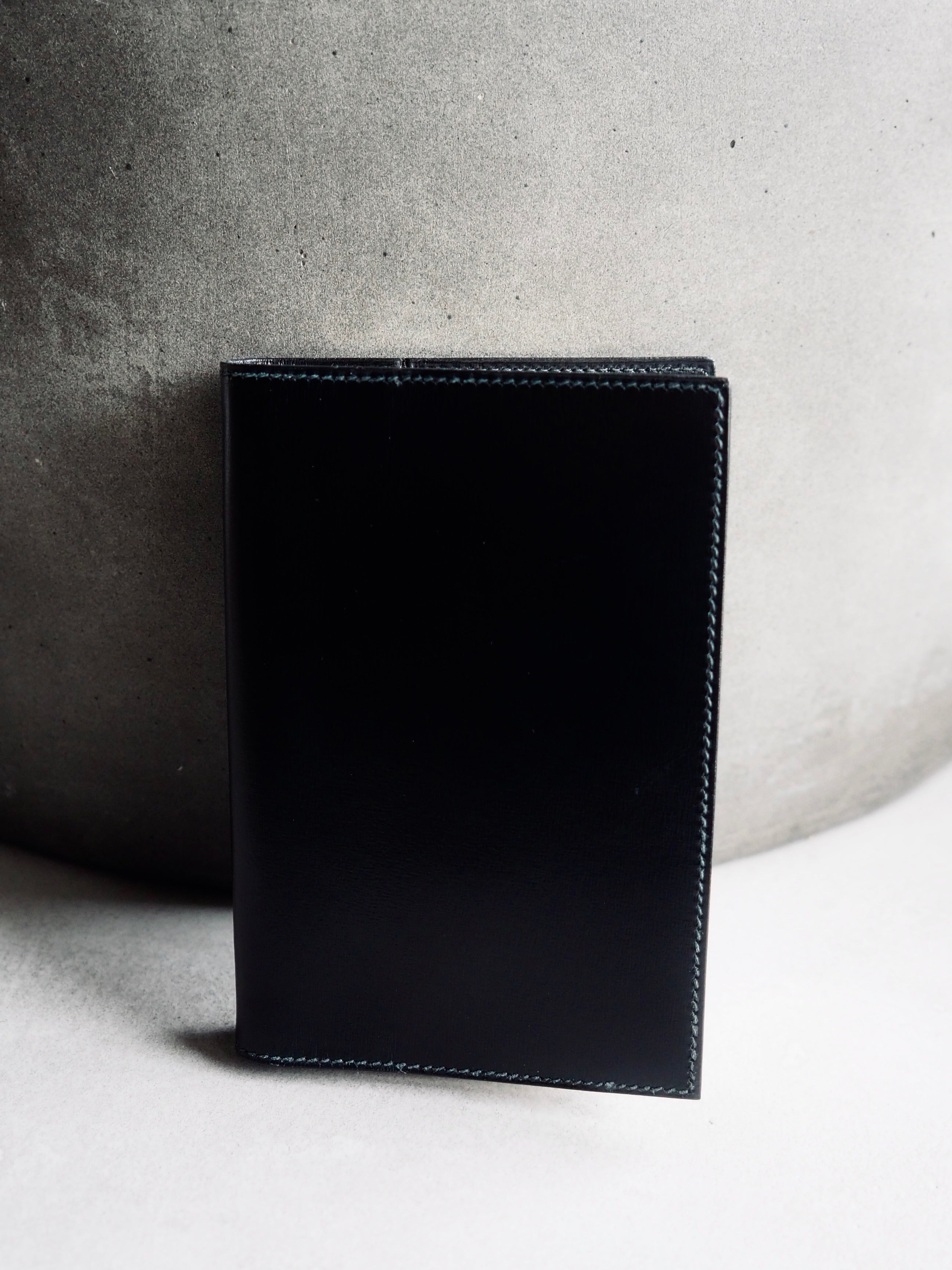 HERMES エルメス アジェンダ 手帳 財布 カードケース ブラック レザー