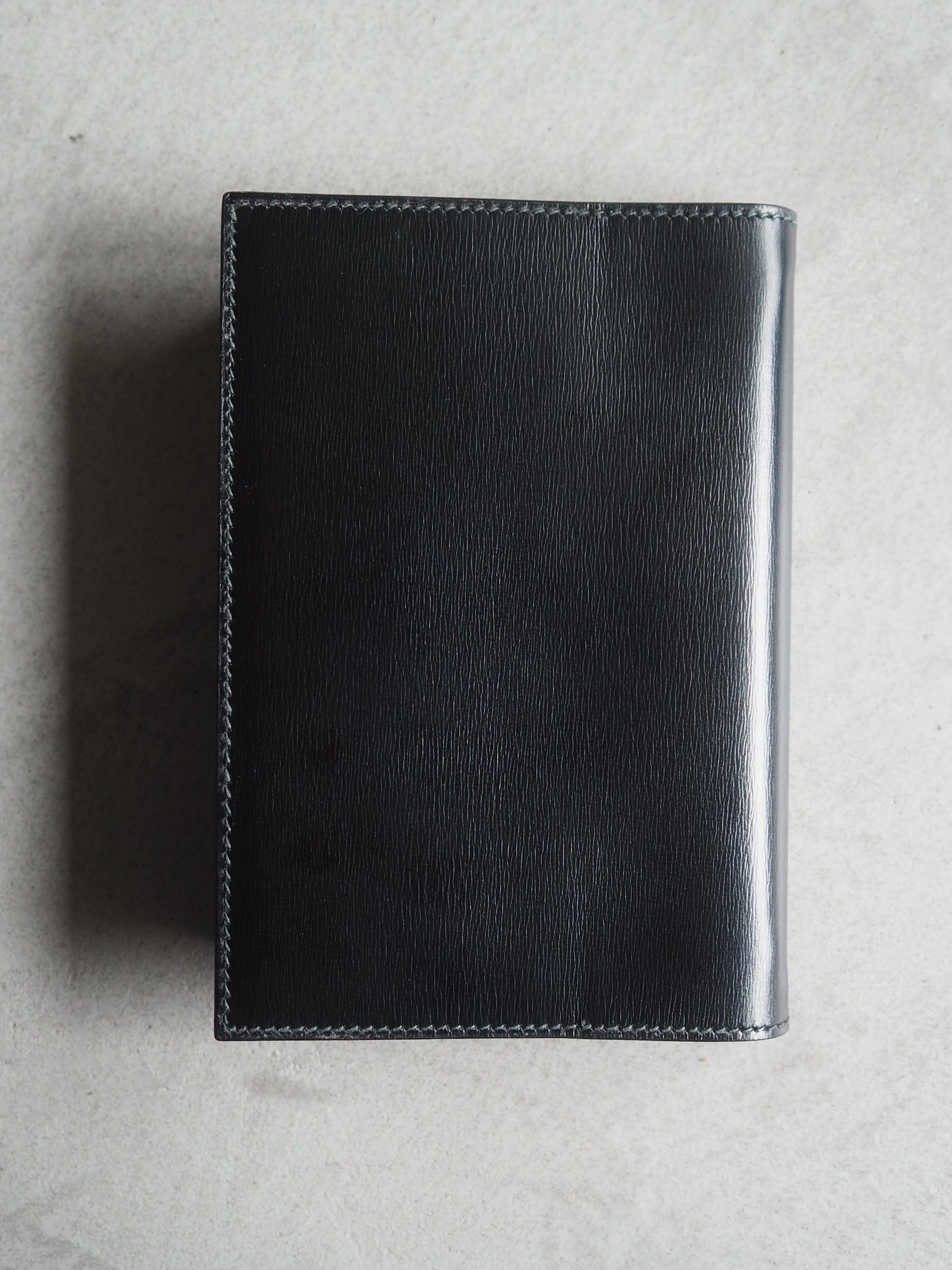 HERMES エルメス アジェンダ 手帳 財布 カードケース ブラック レザー