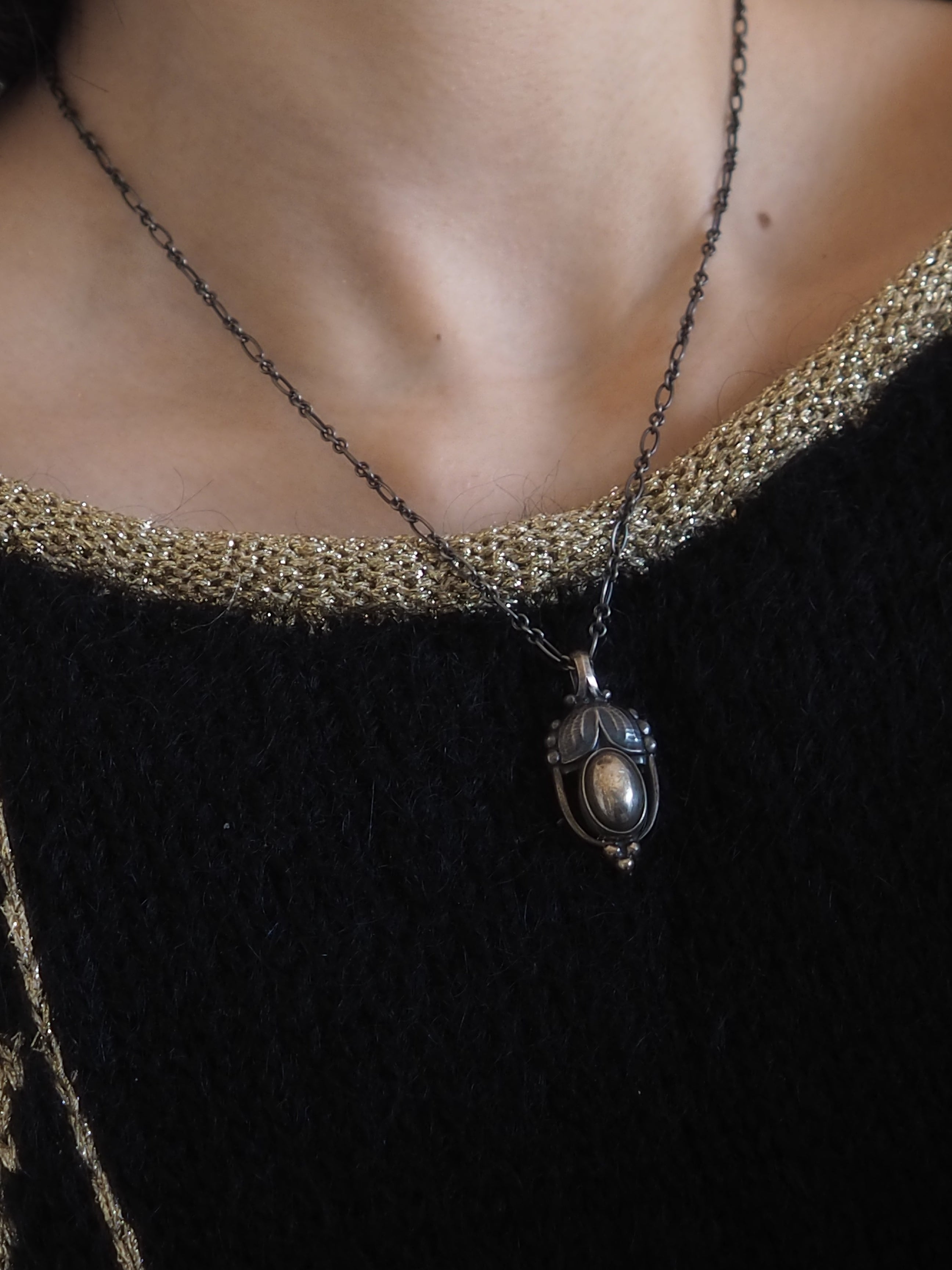 Georg Jensen ジョージ・ジェンセン ペンダント ネックレス シルバー