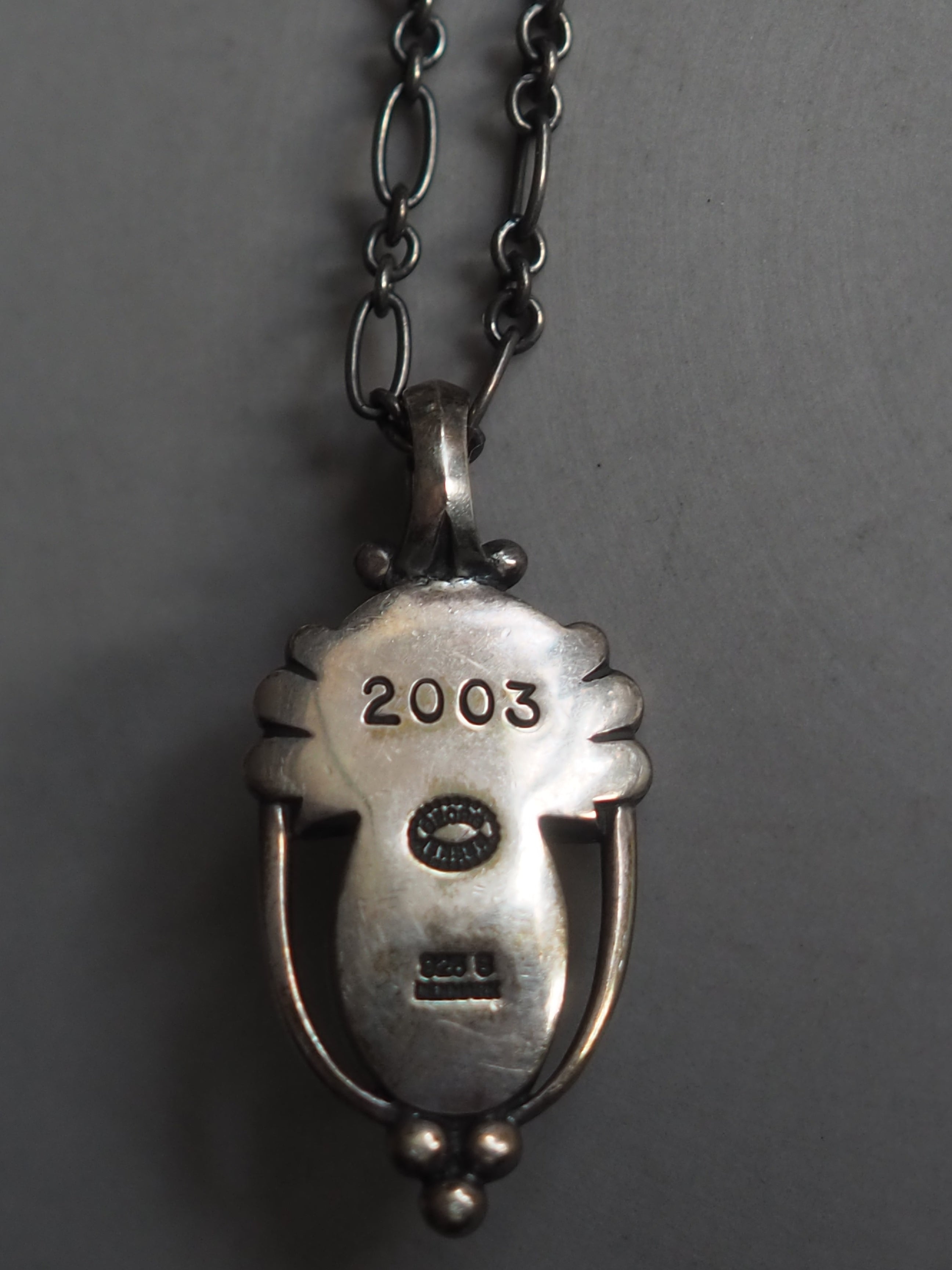 ジョージジェンセン　シルバー ペンダントネックレス 200３年製 Georg Jensen ジョージ・ジェンセン ペンダント ネックレス シルバー