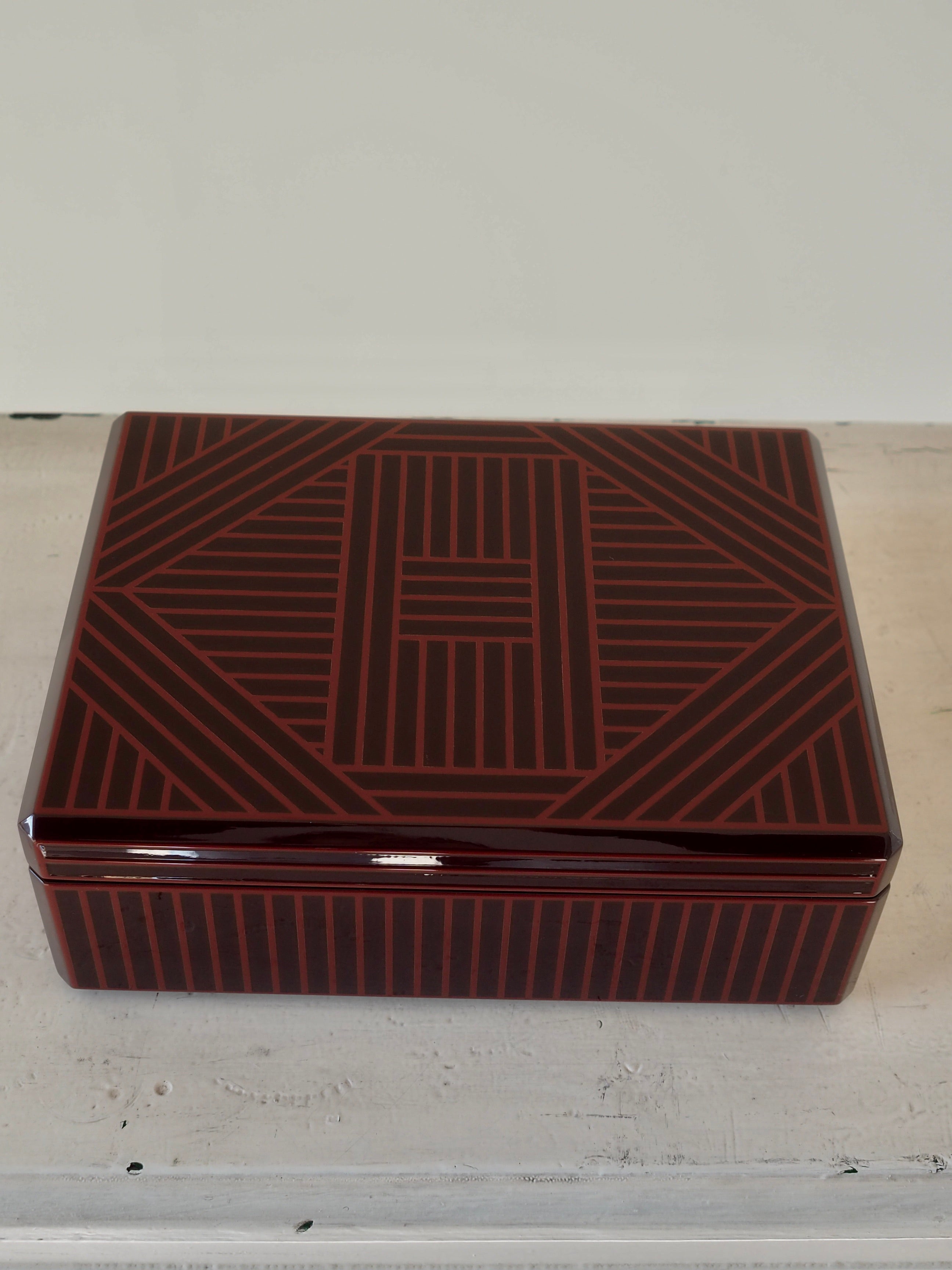 HERMÈS Facettes H Ruban Jewelry Box
