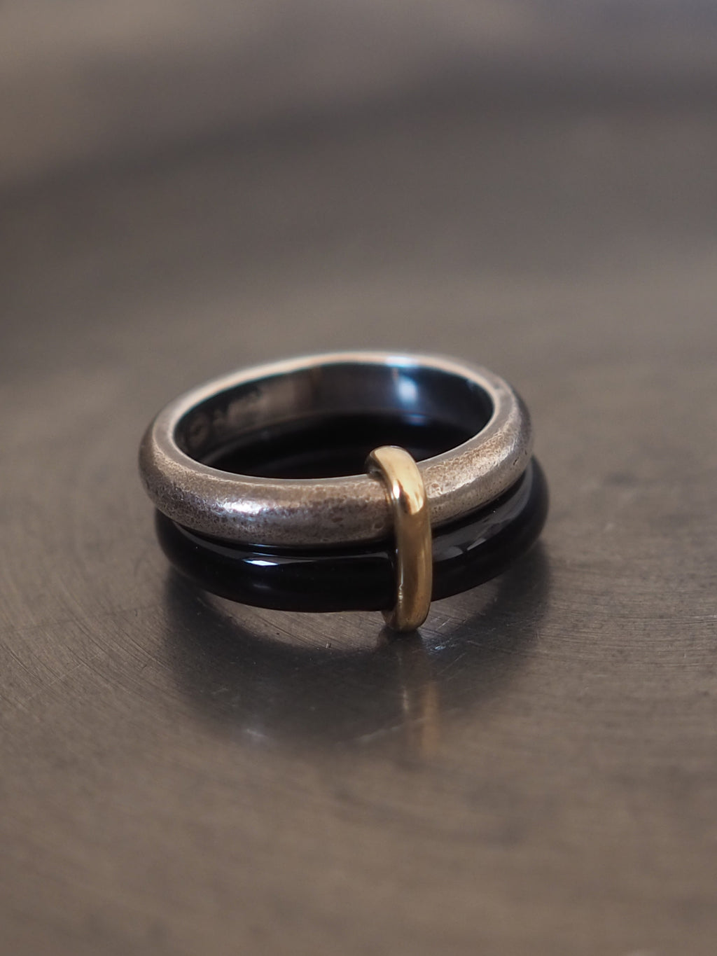 GEORG JENSEN ジョージ ジェンセン シルバー 925 オニキス リング 指輪 