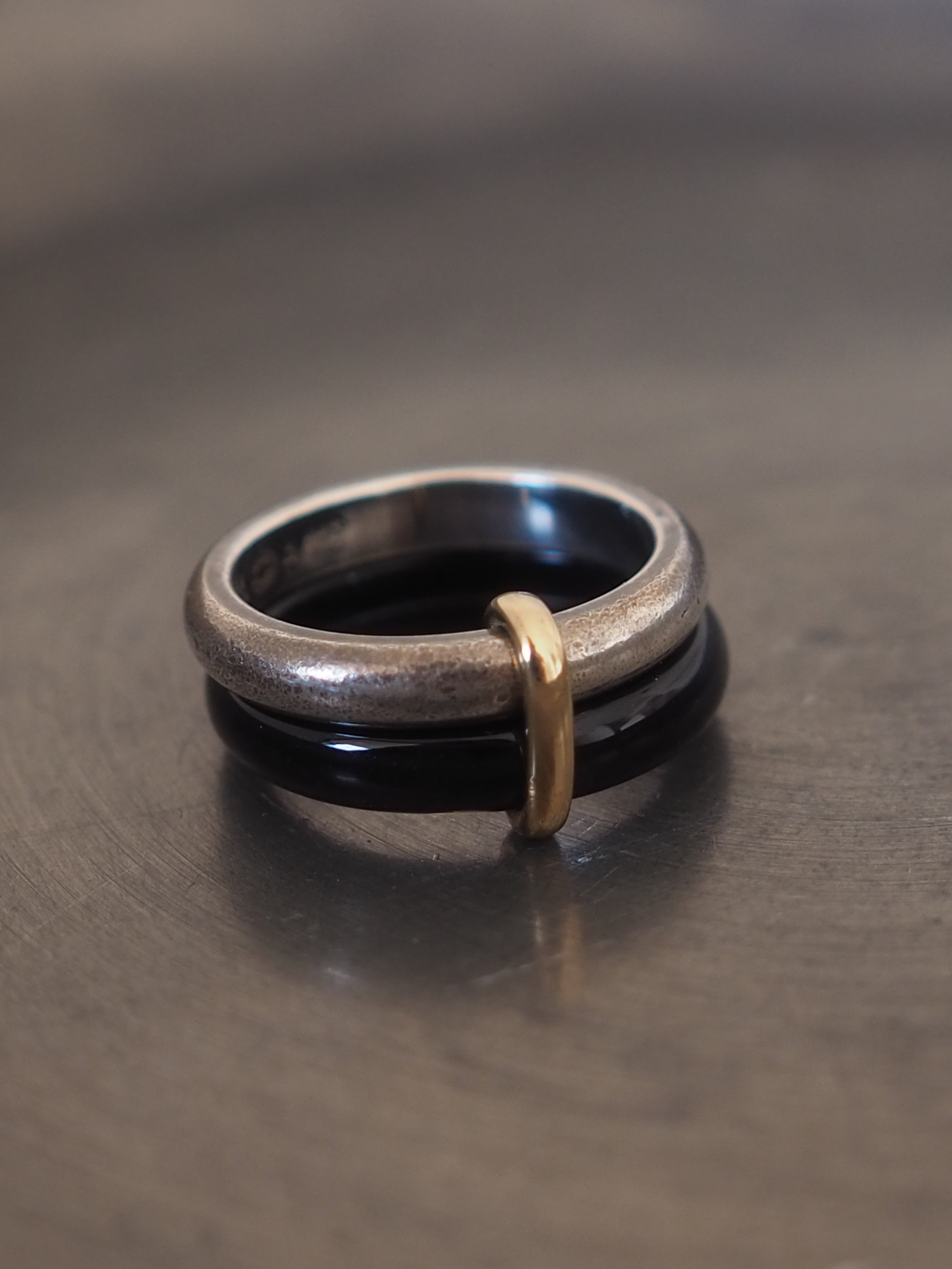 Georg Jensen Two-Tone Ring A119