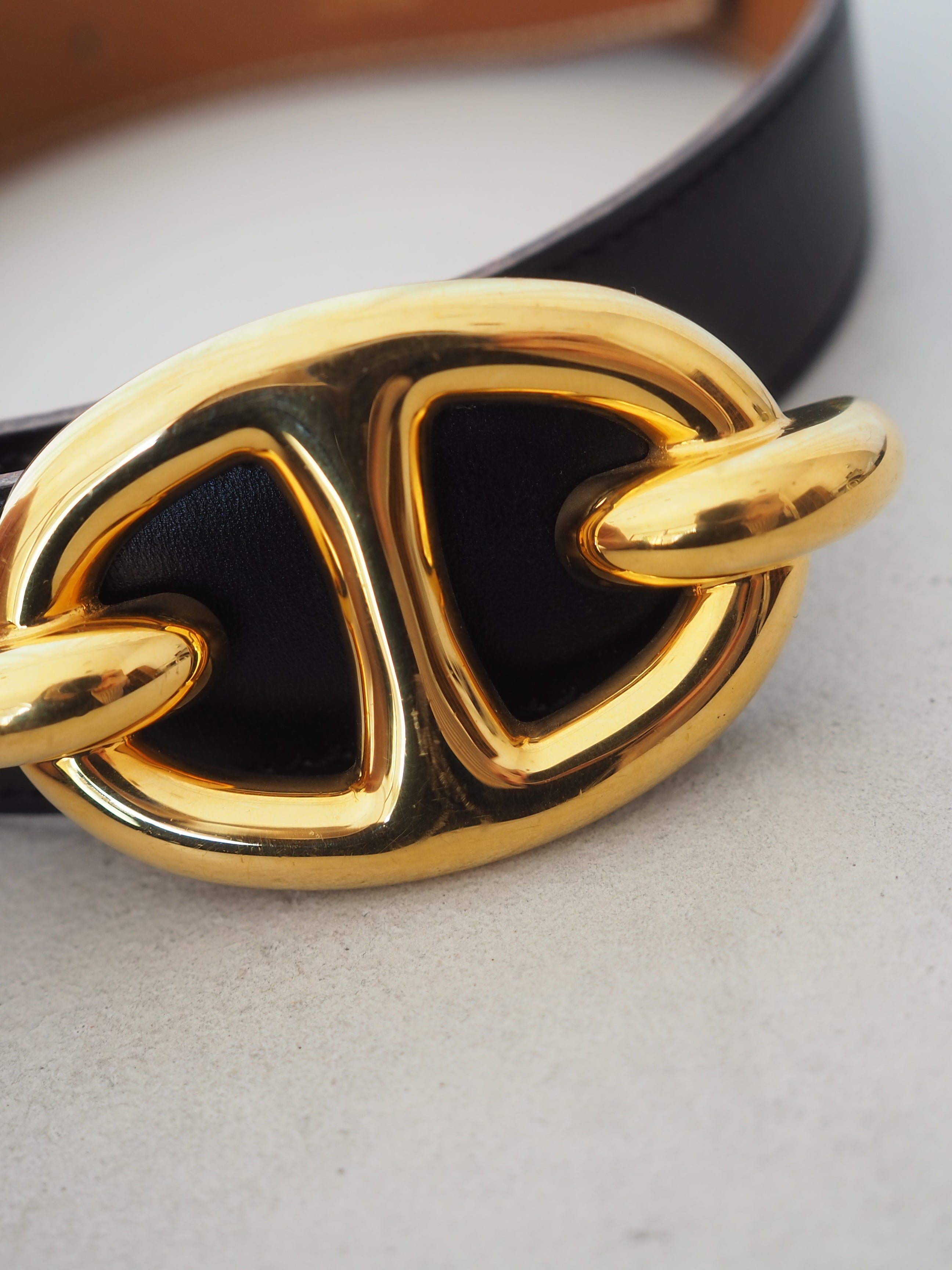 HERMES エルメス シェーヌダンクル ベルト 70 ゴールド レディース