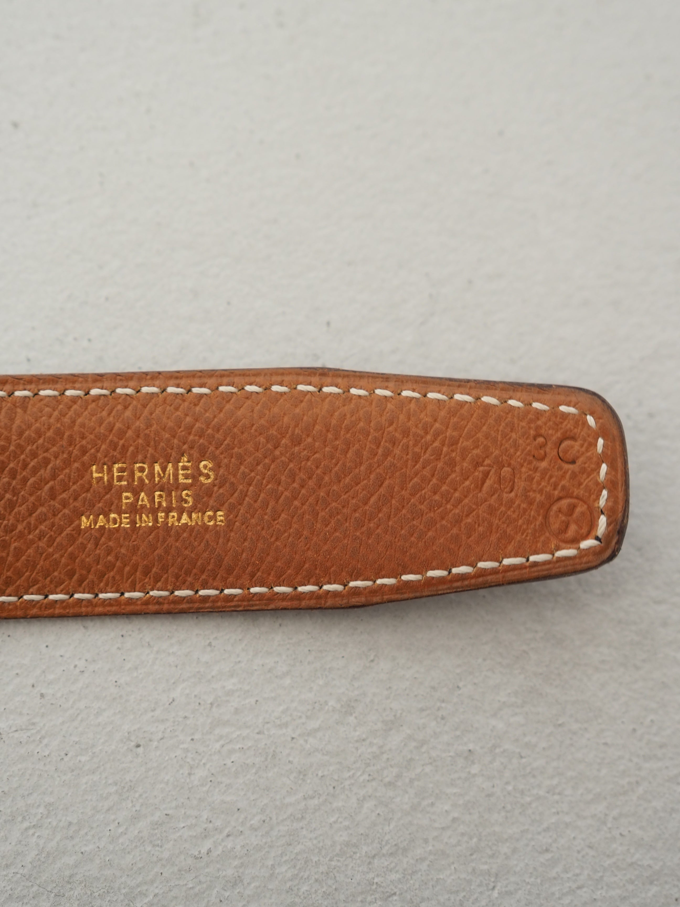 HERMES エルメス シェーヌダンクル ベルト 70 ゴールド レディース