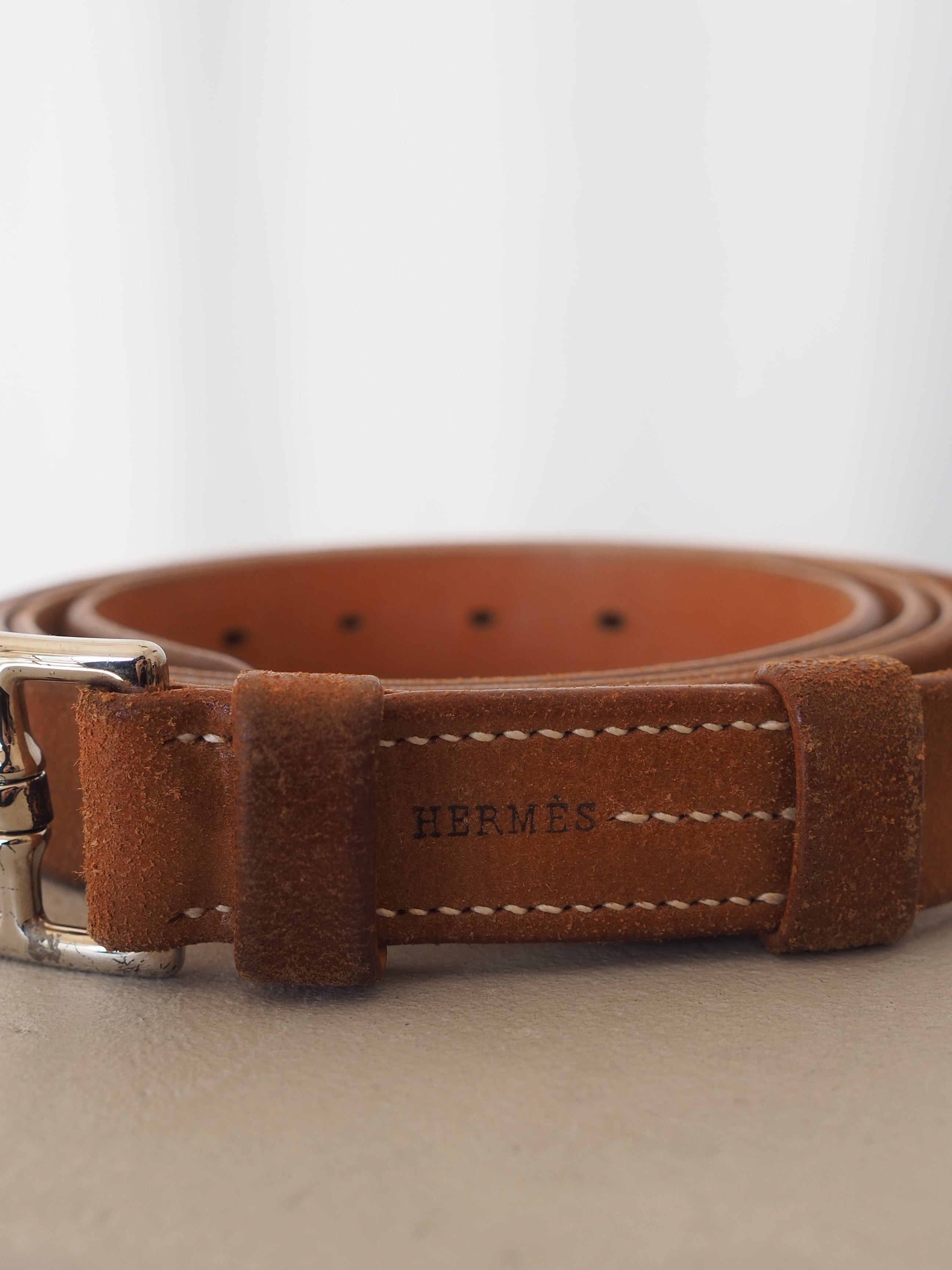 HERMES エルメス エトリヴィエール ベルト 二連 マルジェラ期 ユニ