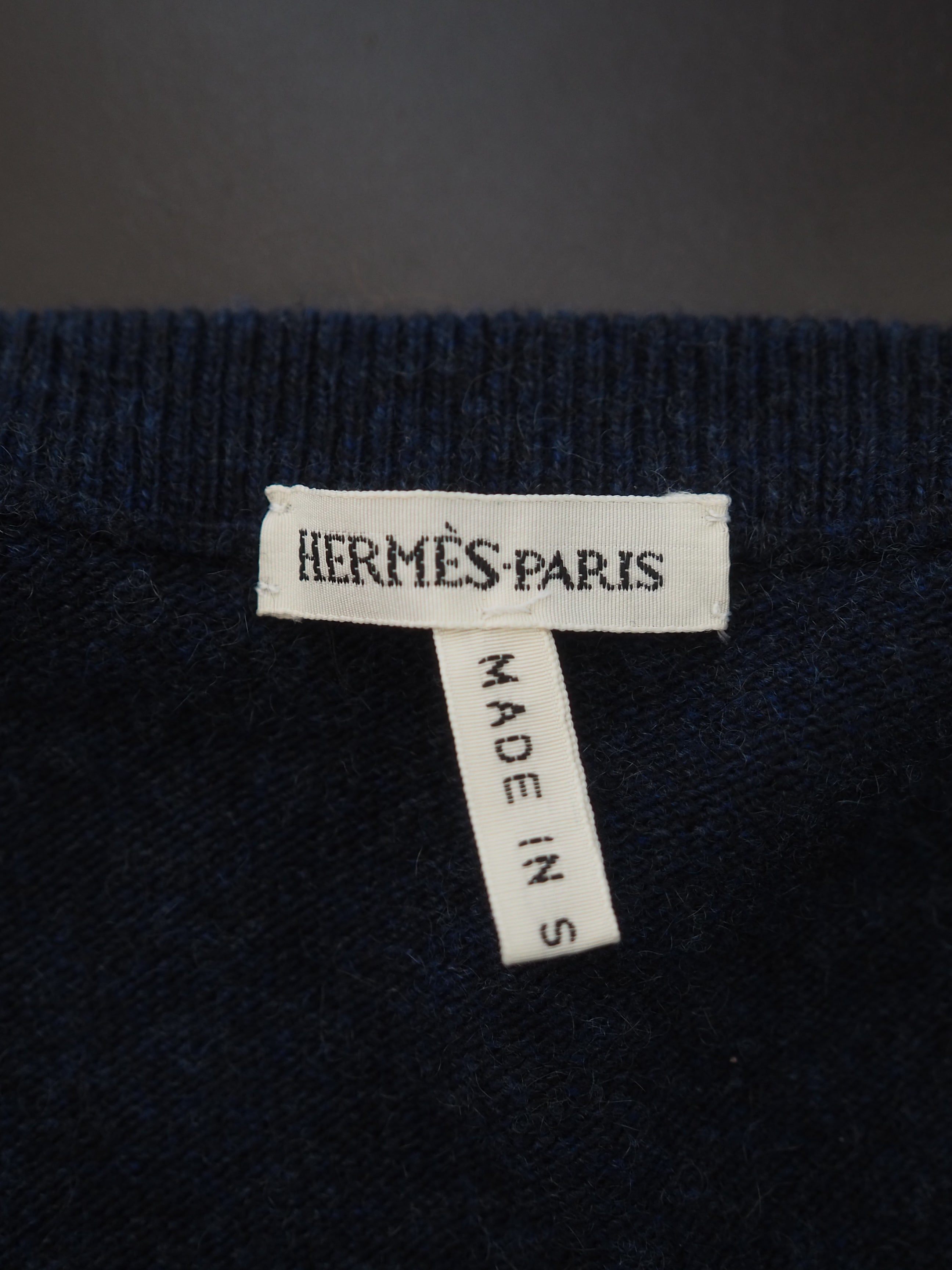 HERMÈS by Martin Margiela Sellier Button Knit Ensemble