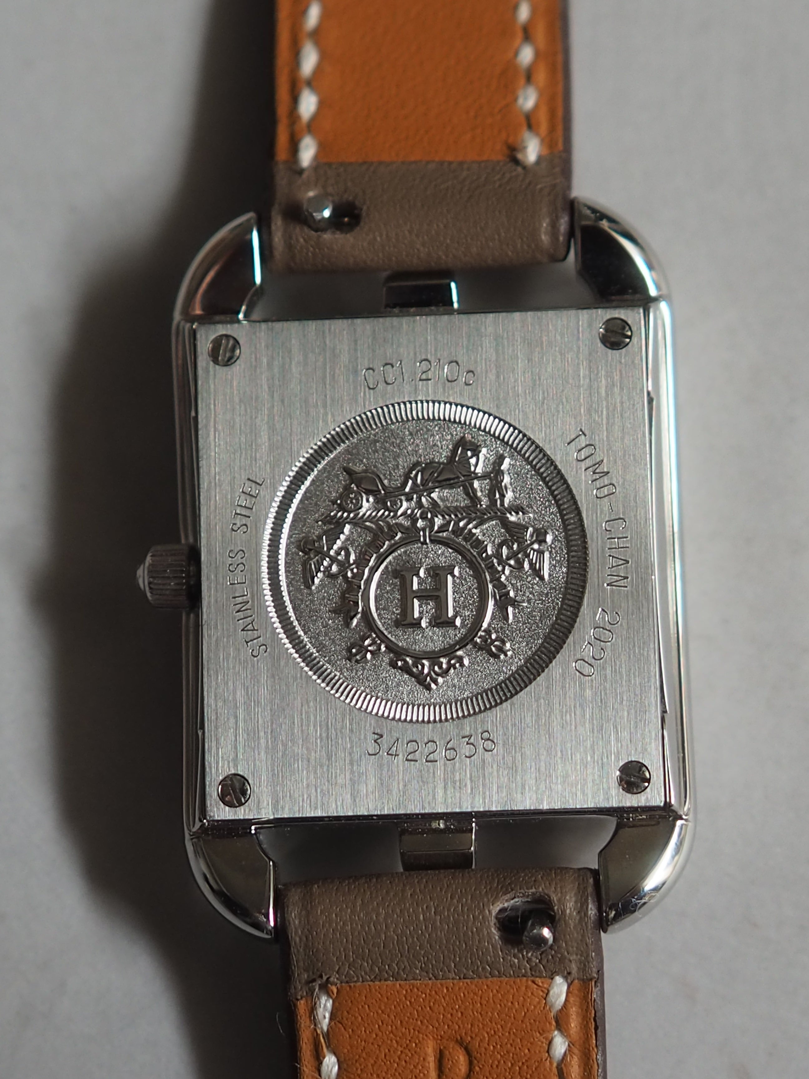 HERMES エルメス ケープコッド ウォッチ 腕時計 シェル 文字盤