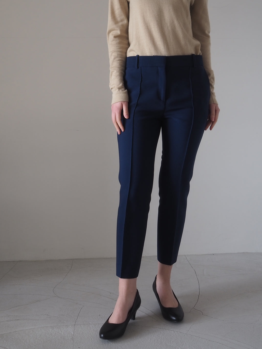 美品 セリーヌ CELINE パンツ フィービー期 ロングパンツ ウール  