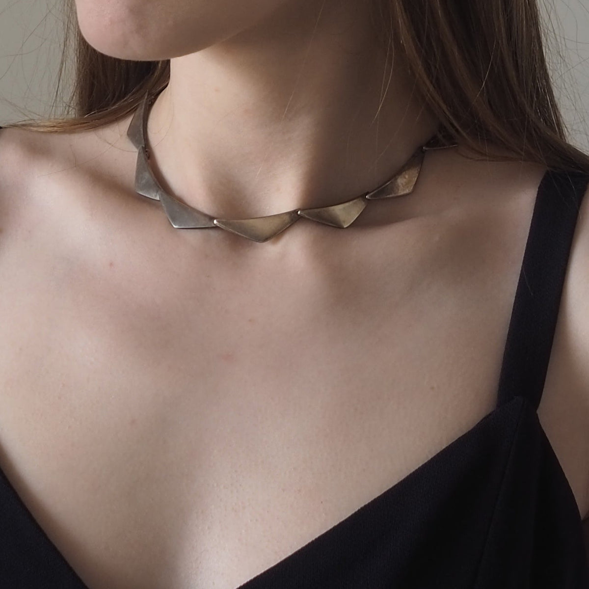 Georg Jensen ジョージ・ジェンセン トライアングル ネックレス 