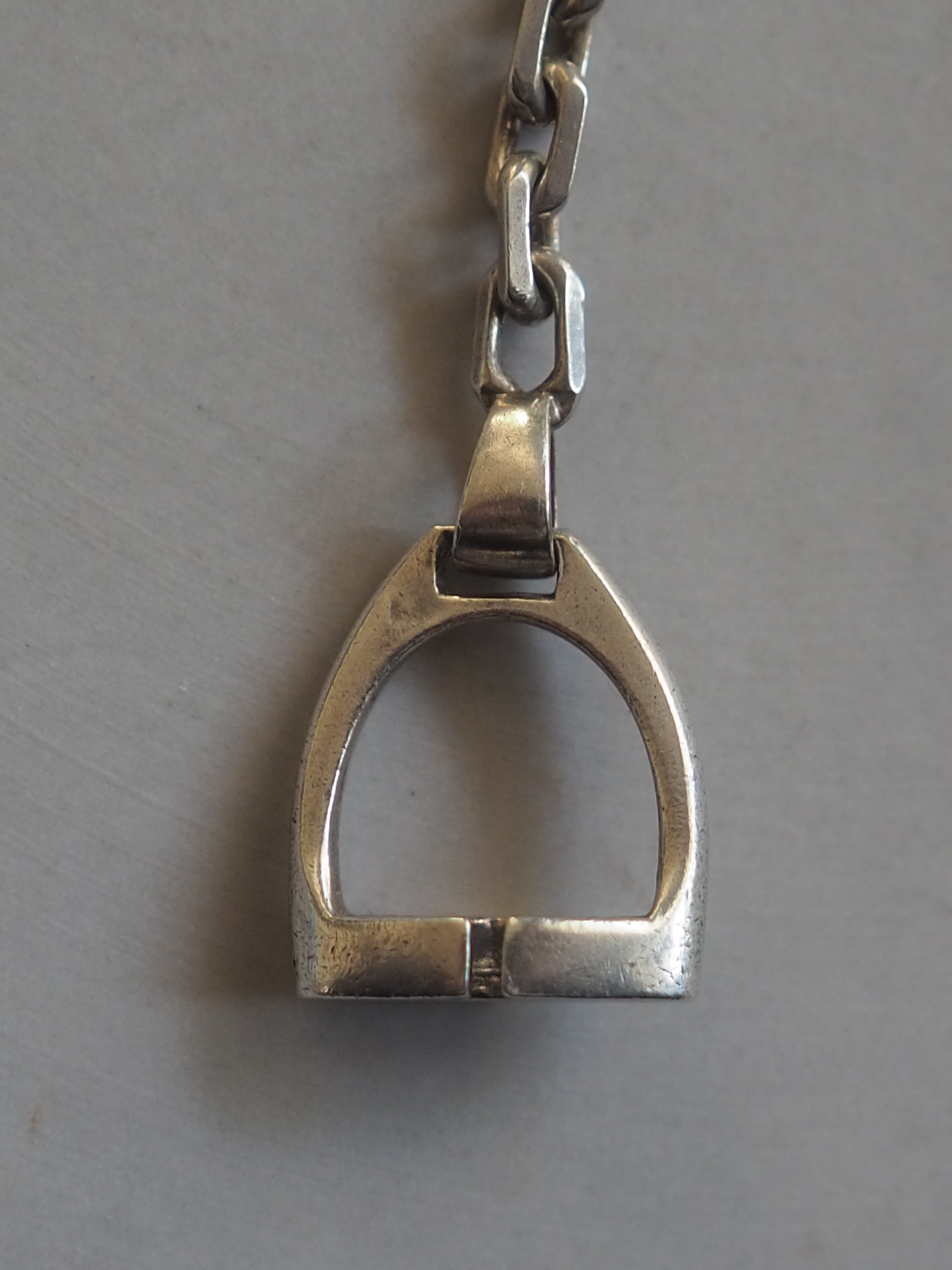 HERMES エルメス エトリエ キーチャーム キーホルダー シルバー ユニ