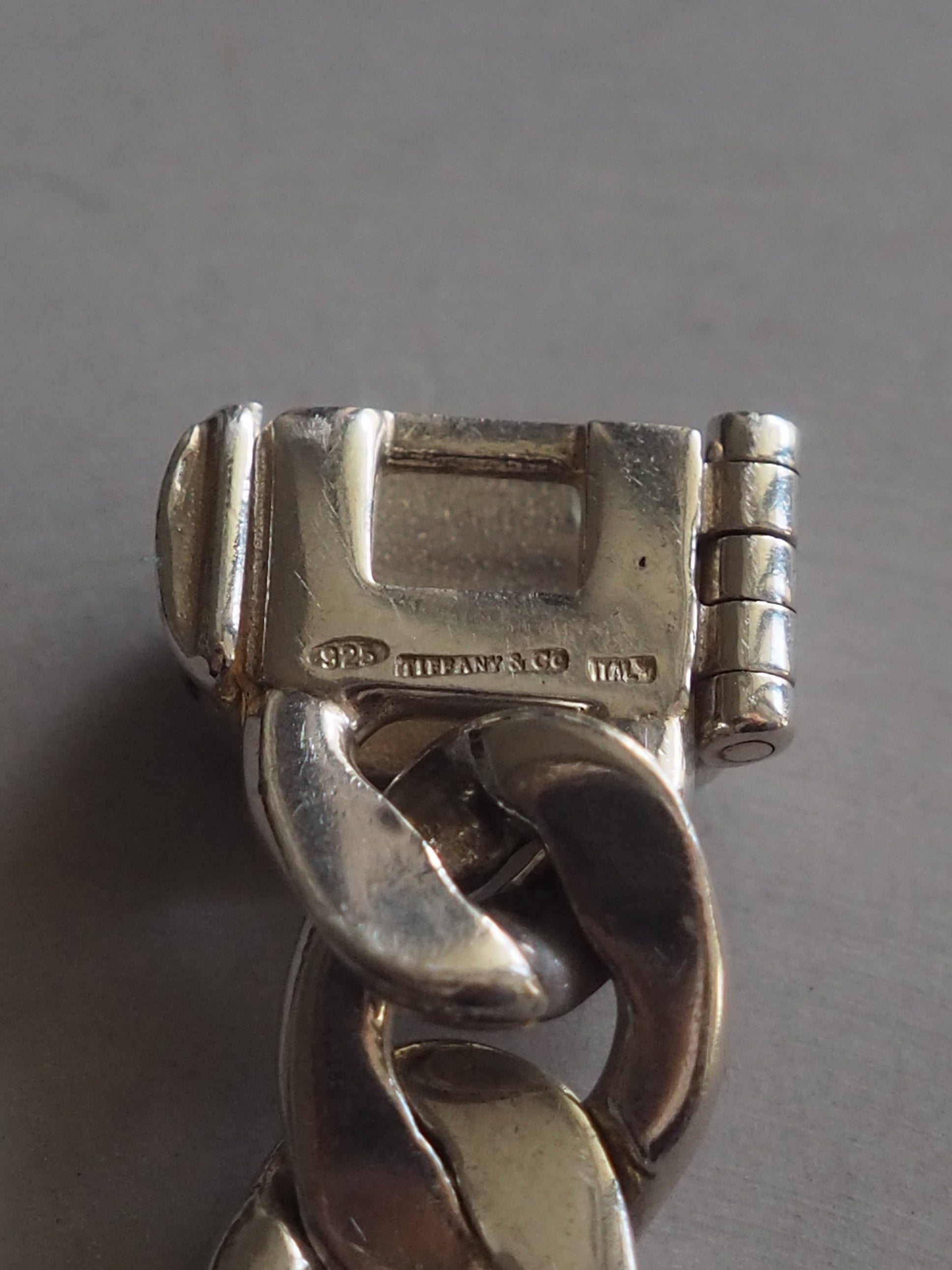 ティファニー　IDブレスレット 925 ITALY製　tiffany VINTAGE】TIFFANY&Co. ティファニー ID ブレスレット 《シルバー925