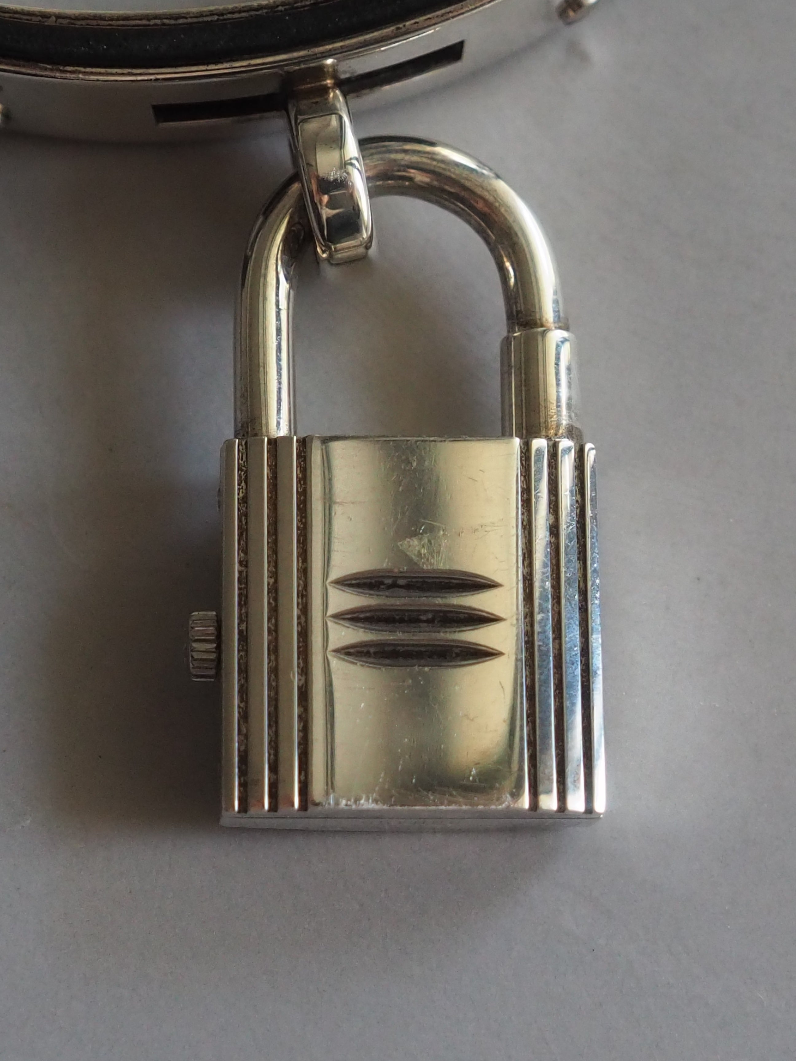 HERMES エルメス ケリー ウォッチ 腕時計 シルバー SV925 レザー