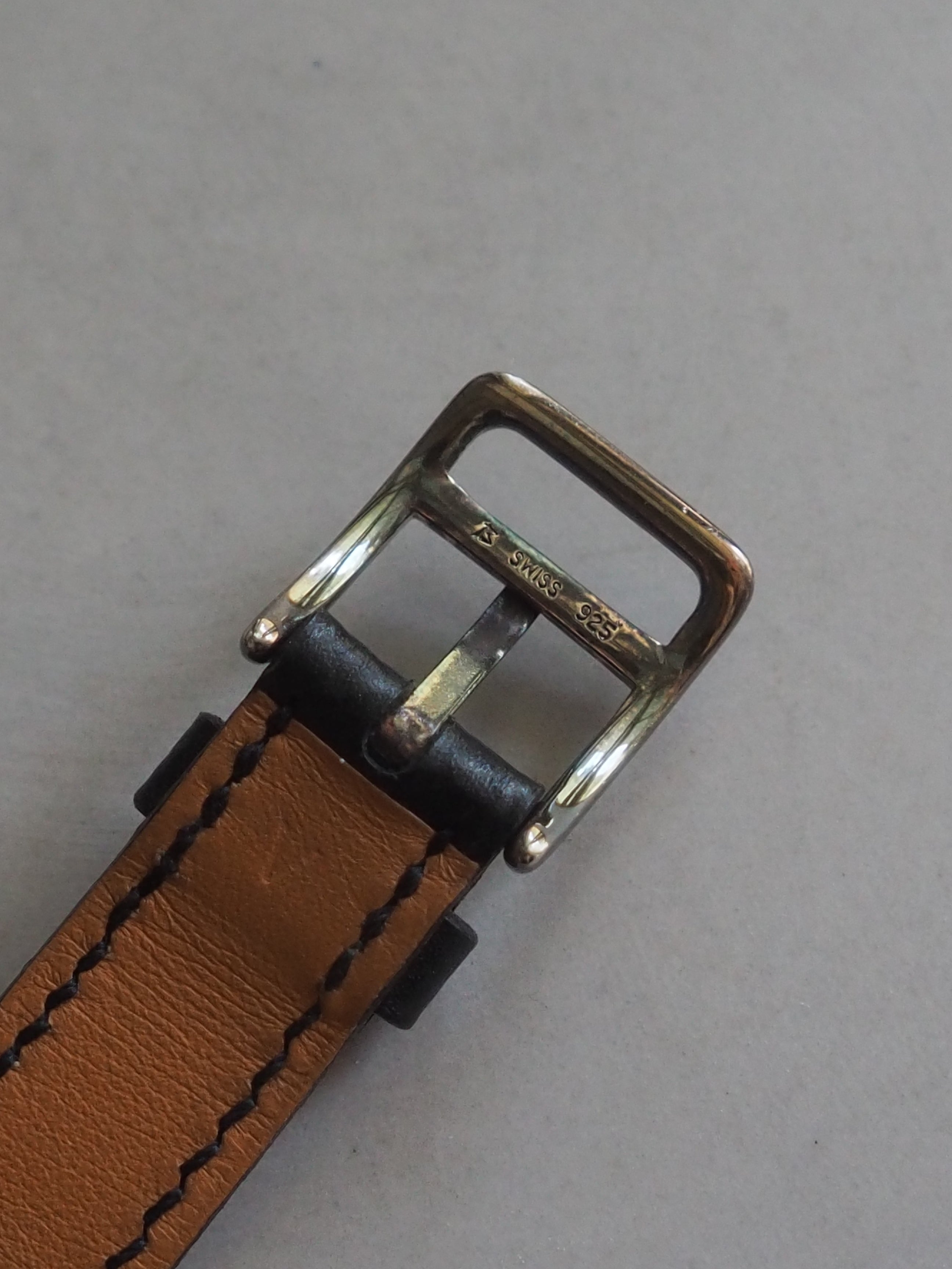 HERMES エルメス ケリー ウォッチ 腕時計 シルバー SV925 レザー