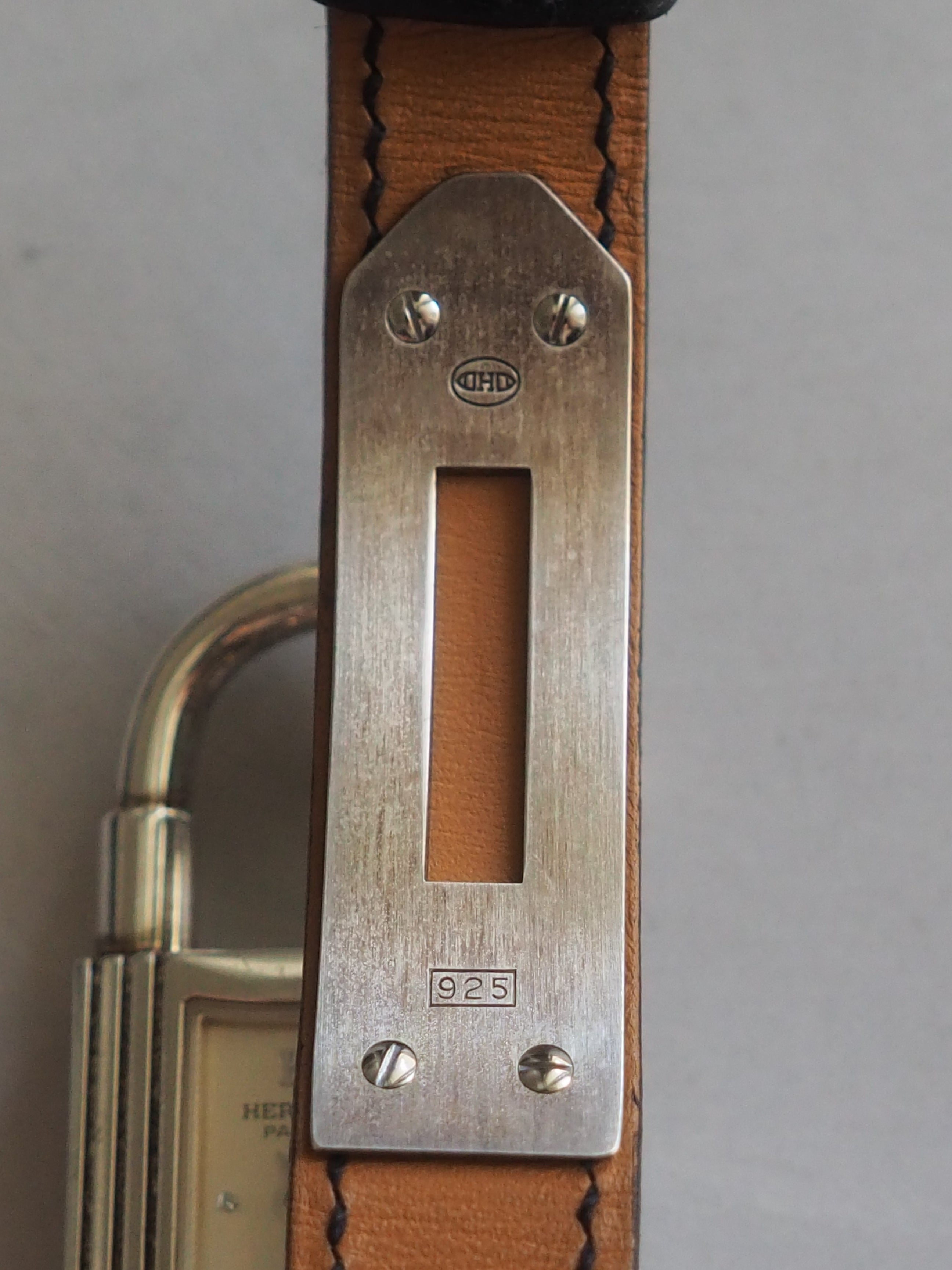 HERMES エルメス ケリー ウォッチ 腕時計 シルバー SV925 レザー