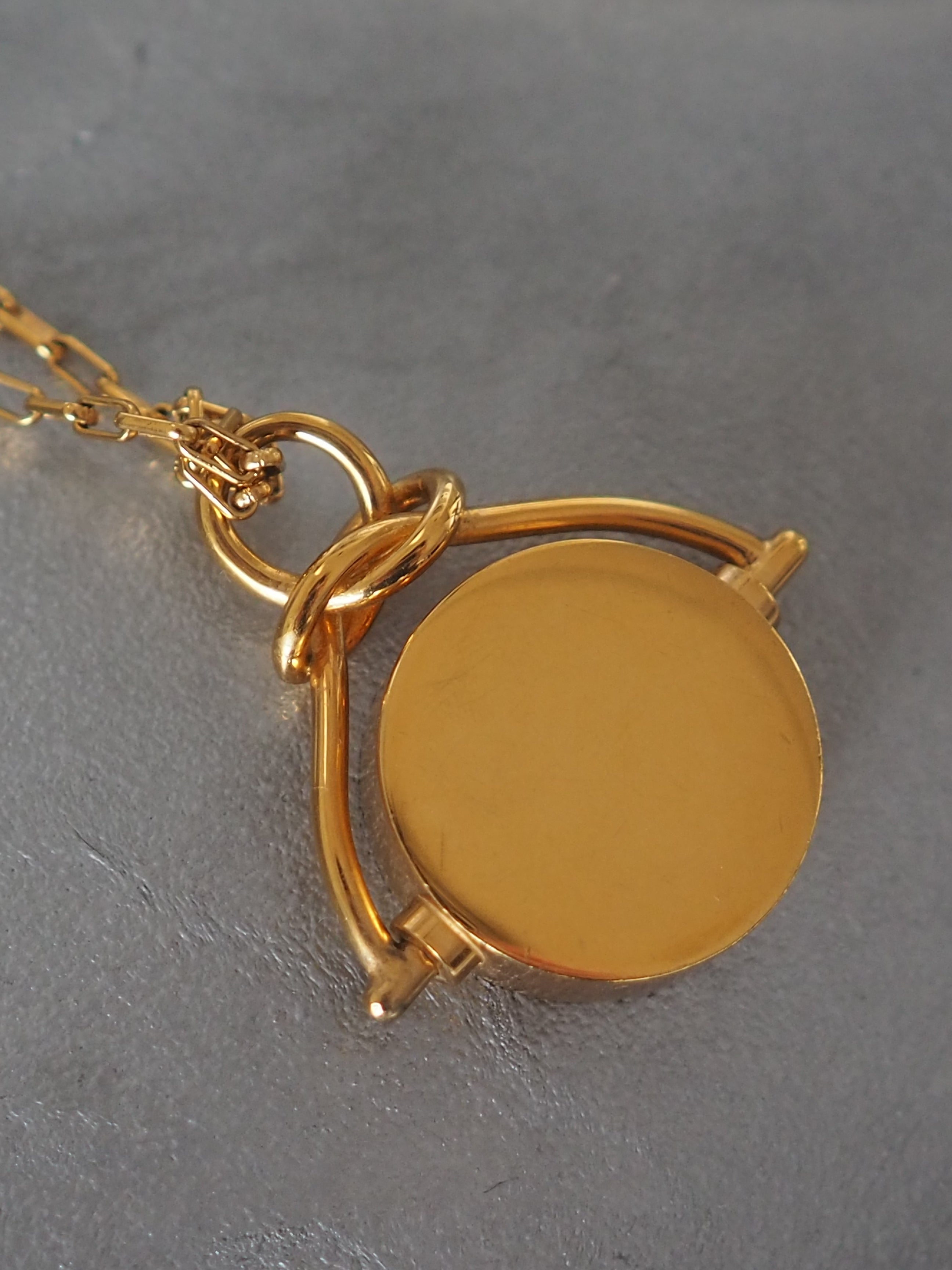 CÉLINE by Phoebe Philo Knot Medallion Necklace