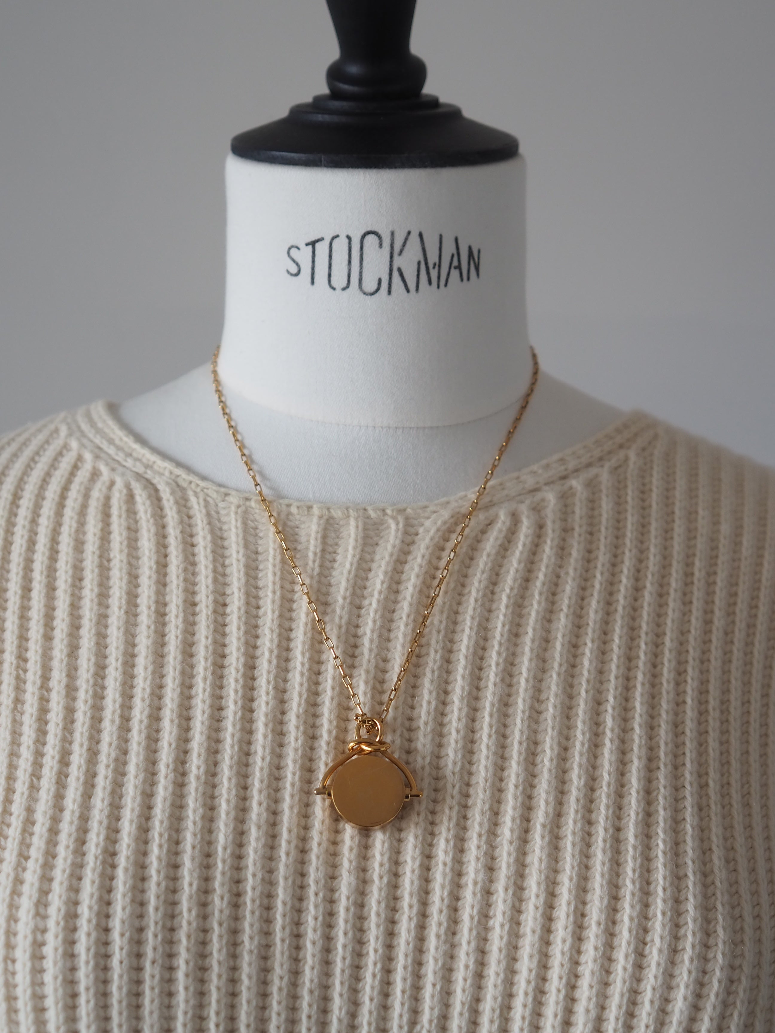 CÉLINE by Phoebe Philo Knot Medallion Necklace