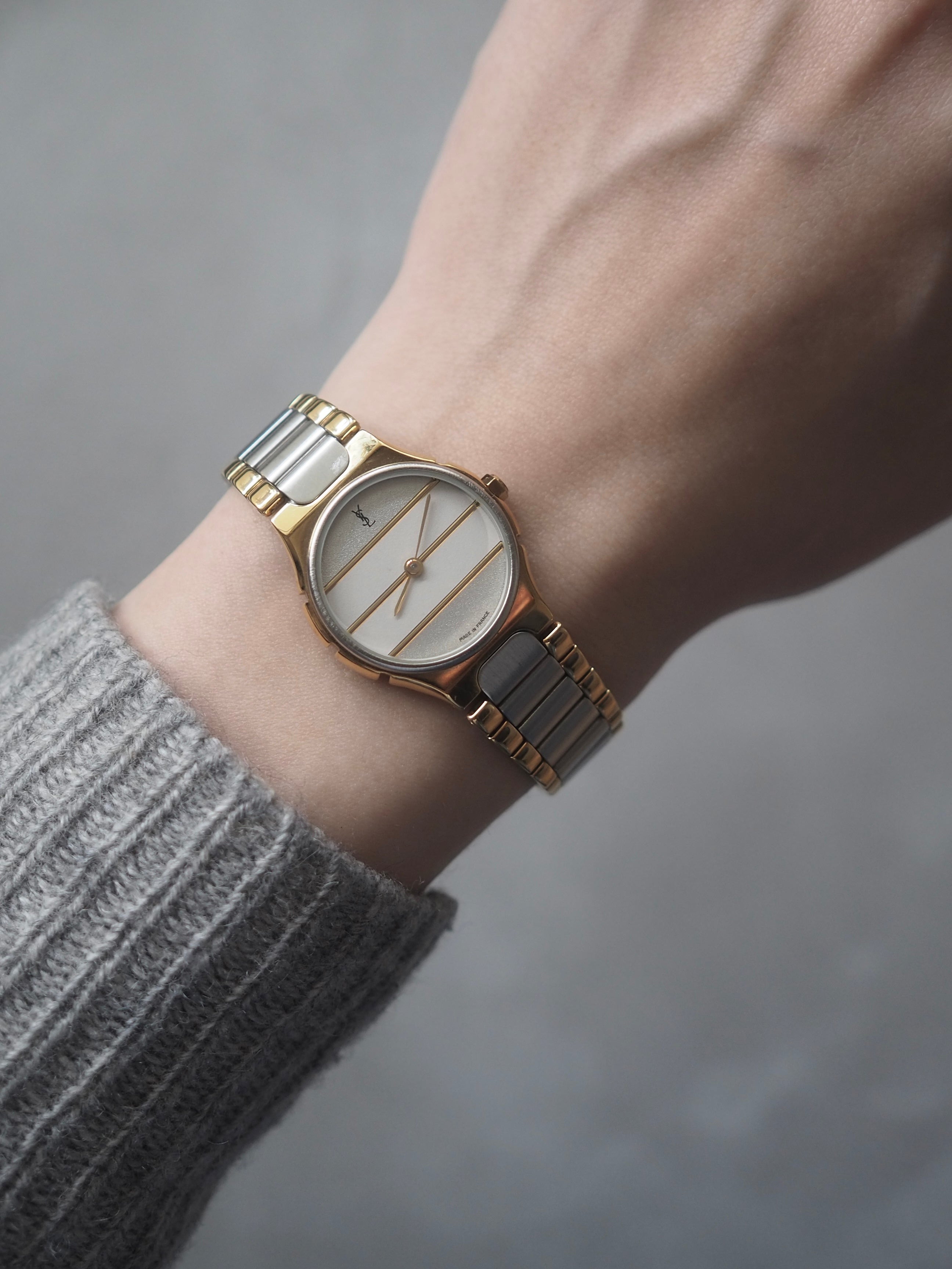 Yves Saint Laurent Round Watch