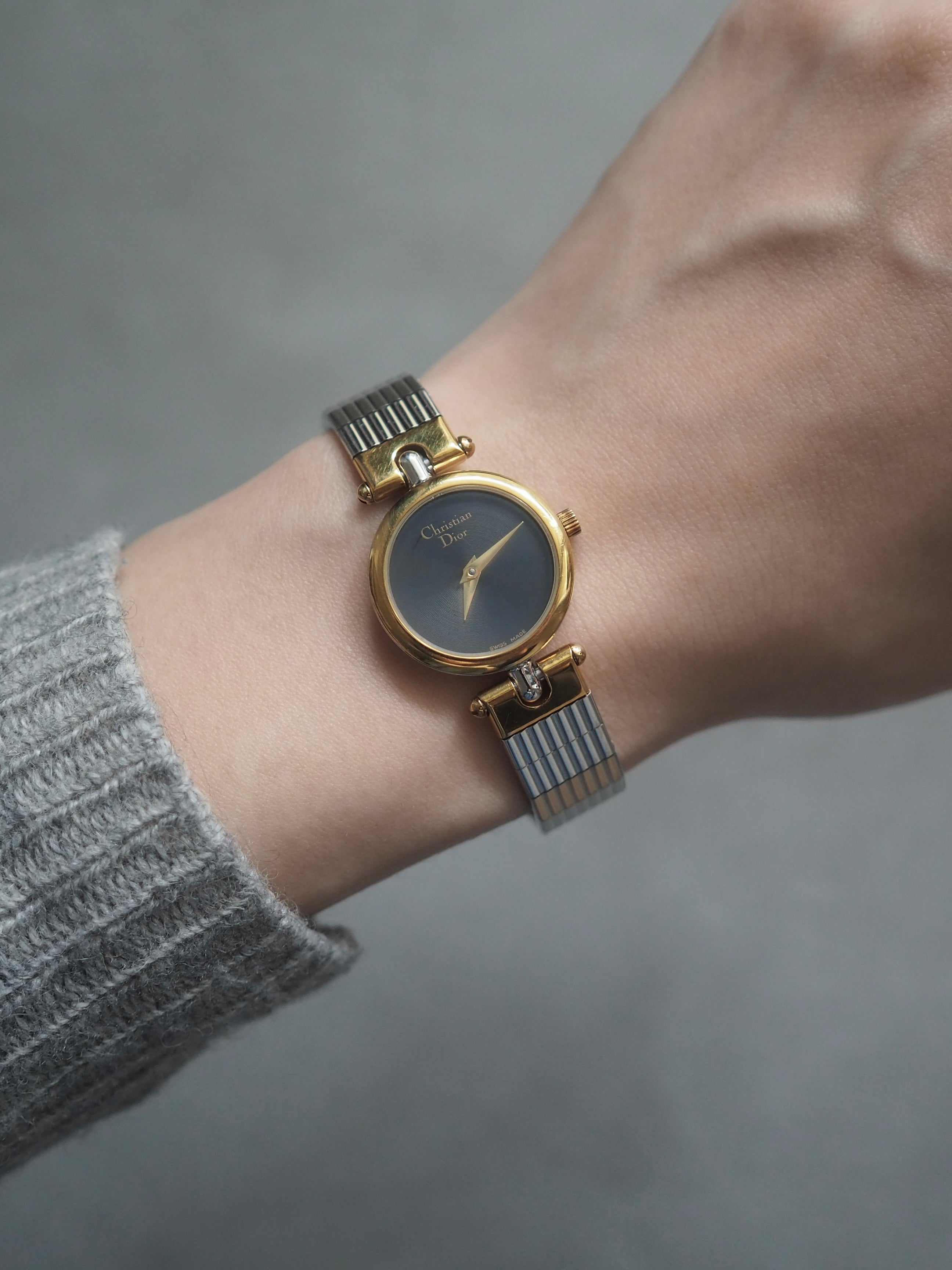 Christian Dior Two Tone Bracelet Watch