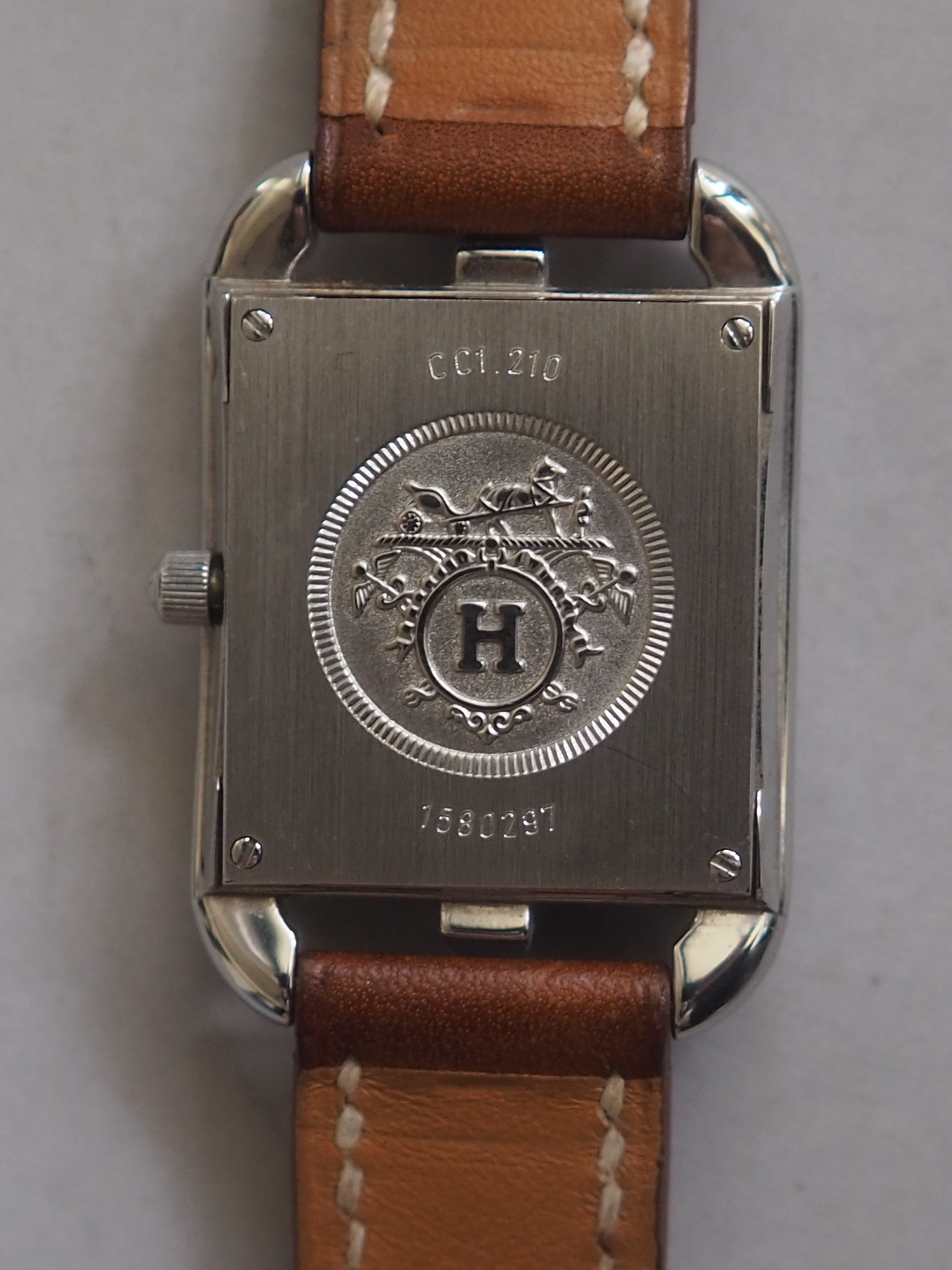 HERMES エルメス ケープコッド ドゥブルトゥール ウォッチ 腕時計