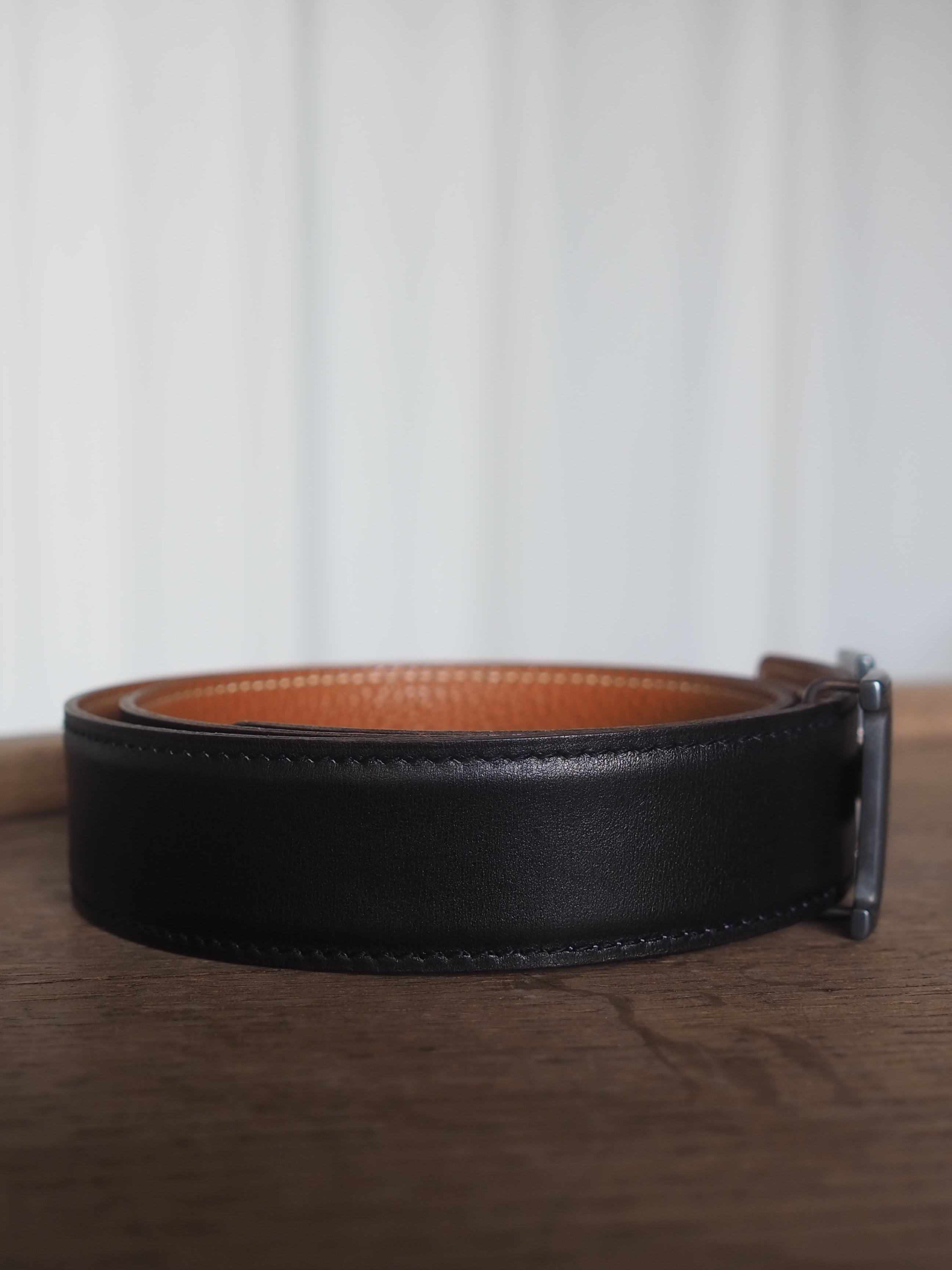 HERMES エルメス トゥアレグ ベルト 80 マルジェラ期 シルバー