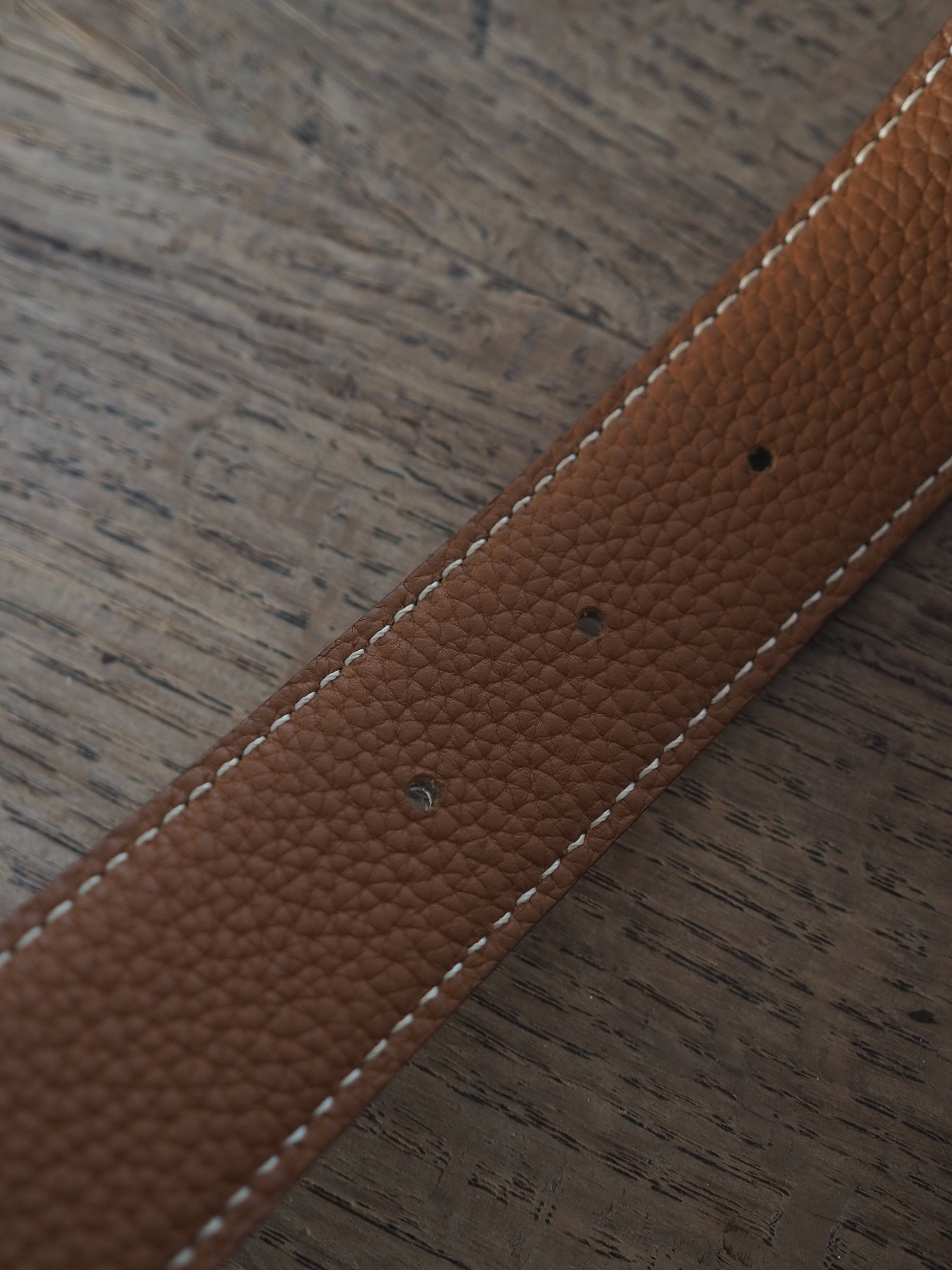 HERMES エルメス トゥアレグ ベルト 80 マルジェラ期 シルバー