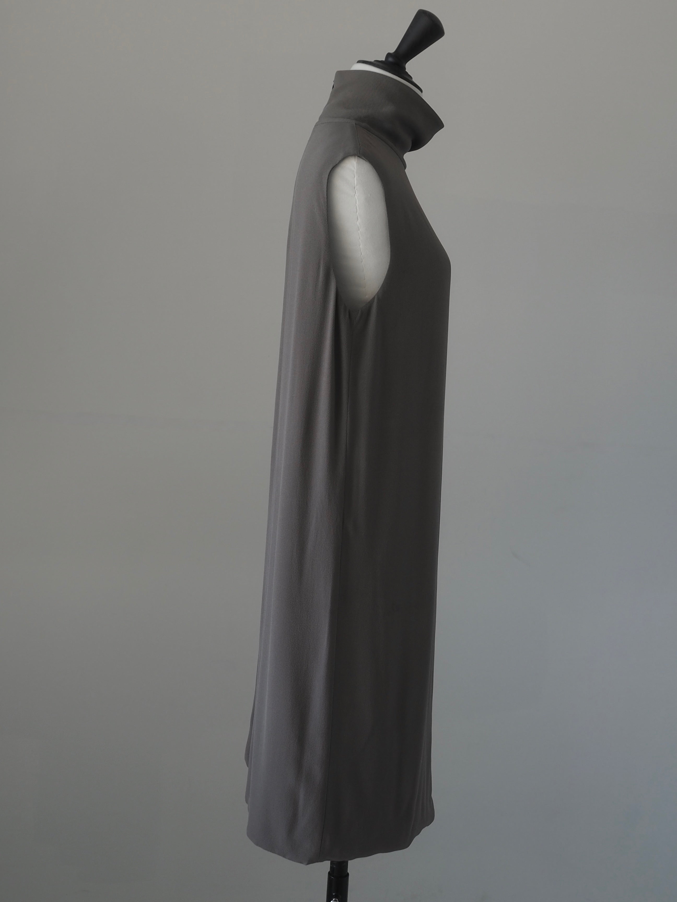 y*y様 HERMES エルメス モヘアワンピース チャコールグレー マルジェラ HERMES エルメス マルジェラ期 by Martin Margiela ハイネック ドレス