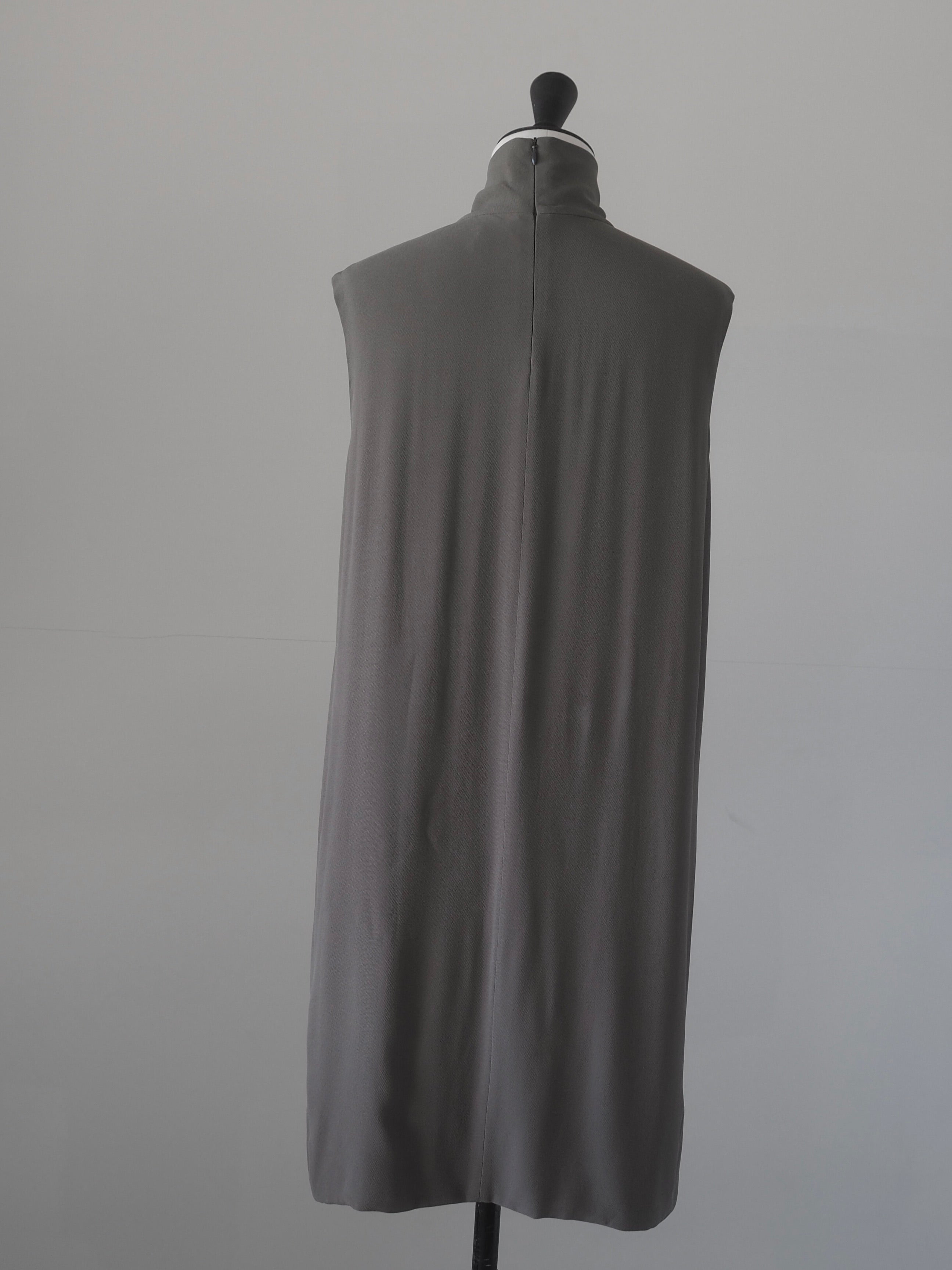 HERMÈS by Martin Margiela Sleeveless High-Neck Dress