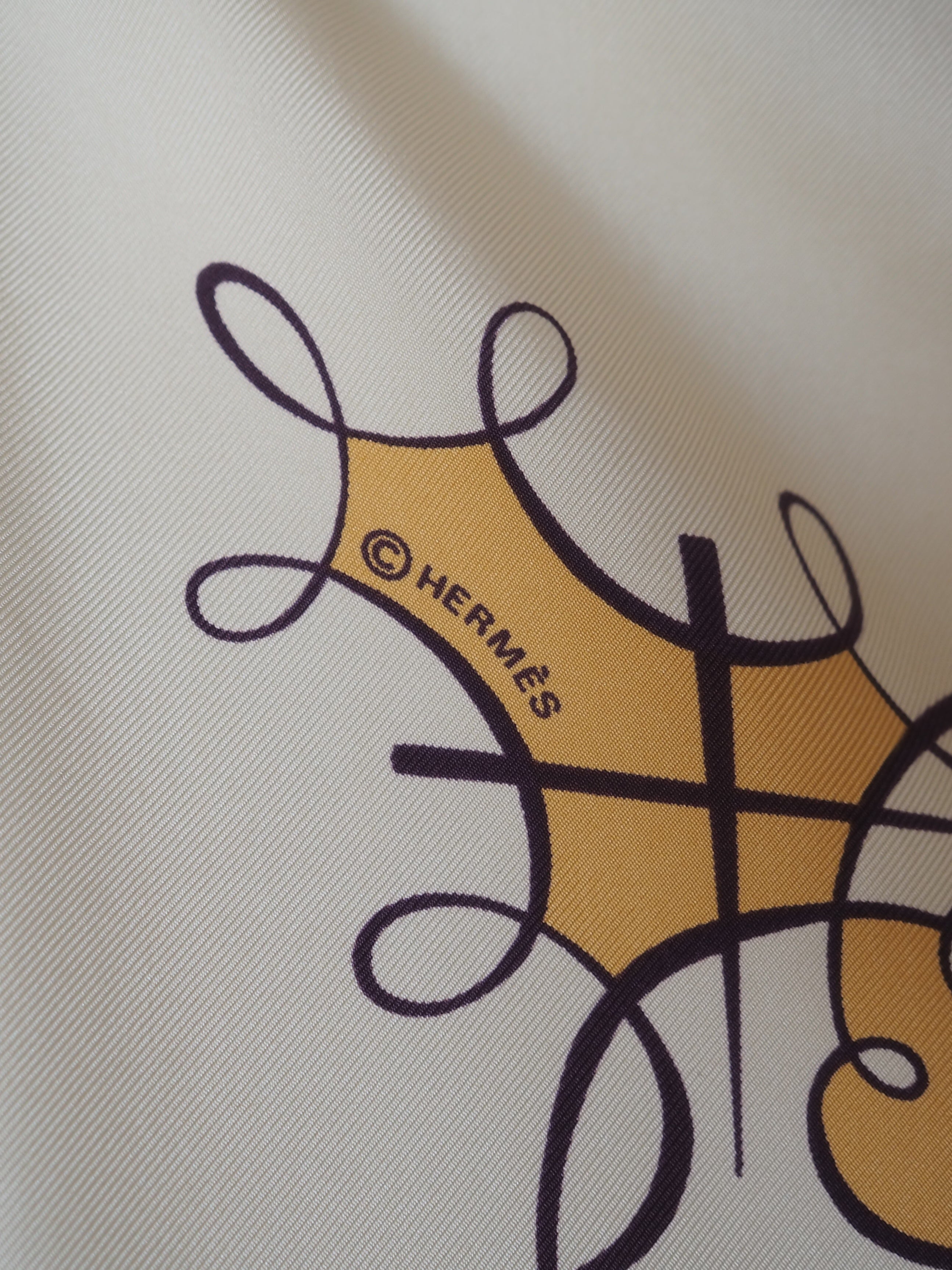 HERMÈS LART DECRIRE Carré 90 Silk Scarf