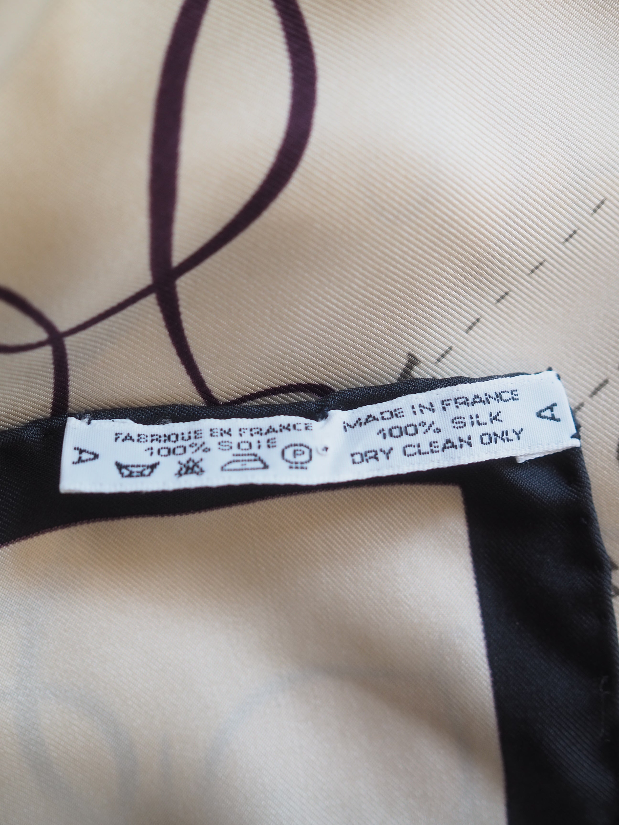 HERMÈS LART DECRIRE Carré 90 Silk Scarf