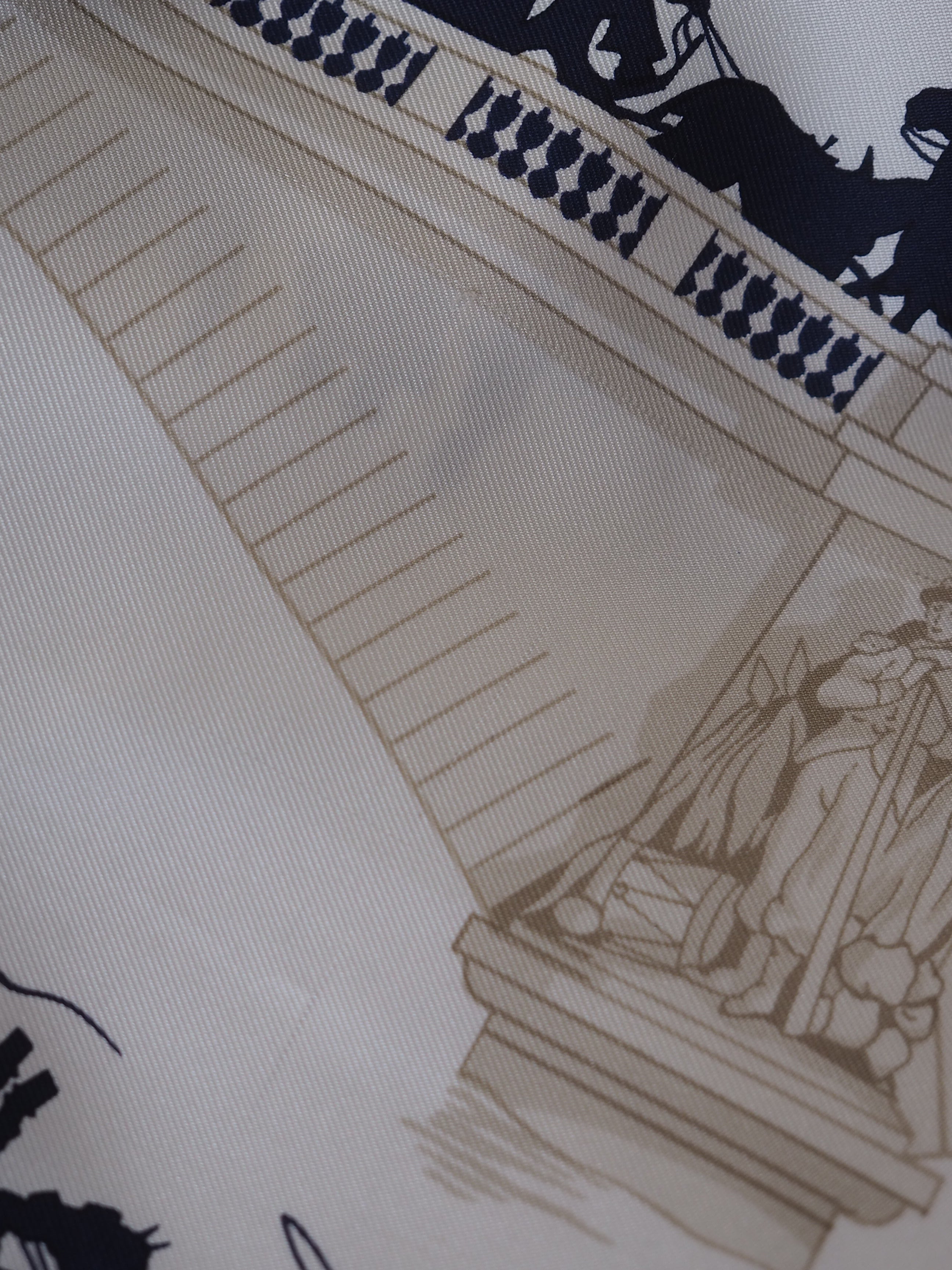 HERMÈS エルメス カレ Les Ponts de Paris シルクスカーフ ヴィンテージ