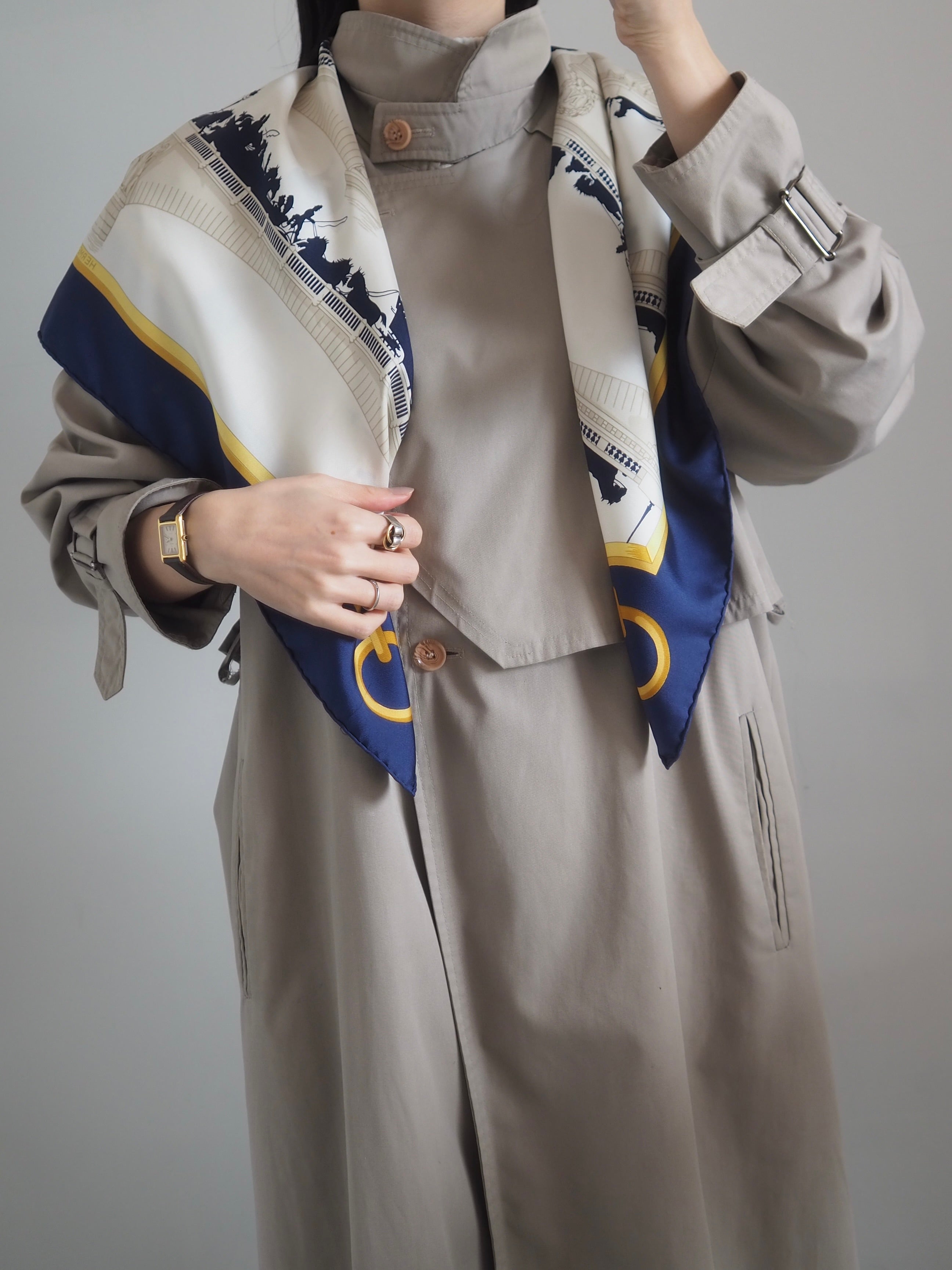 HERMÈS les ponts de paris Carré 90 Silk Scarf