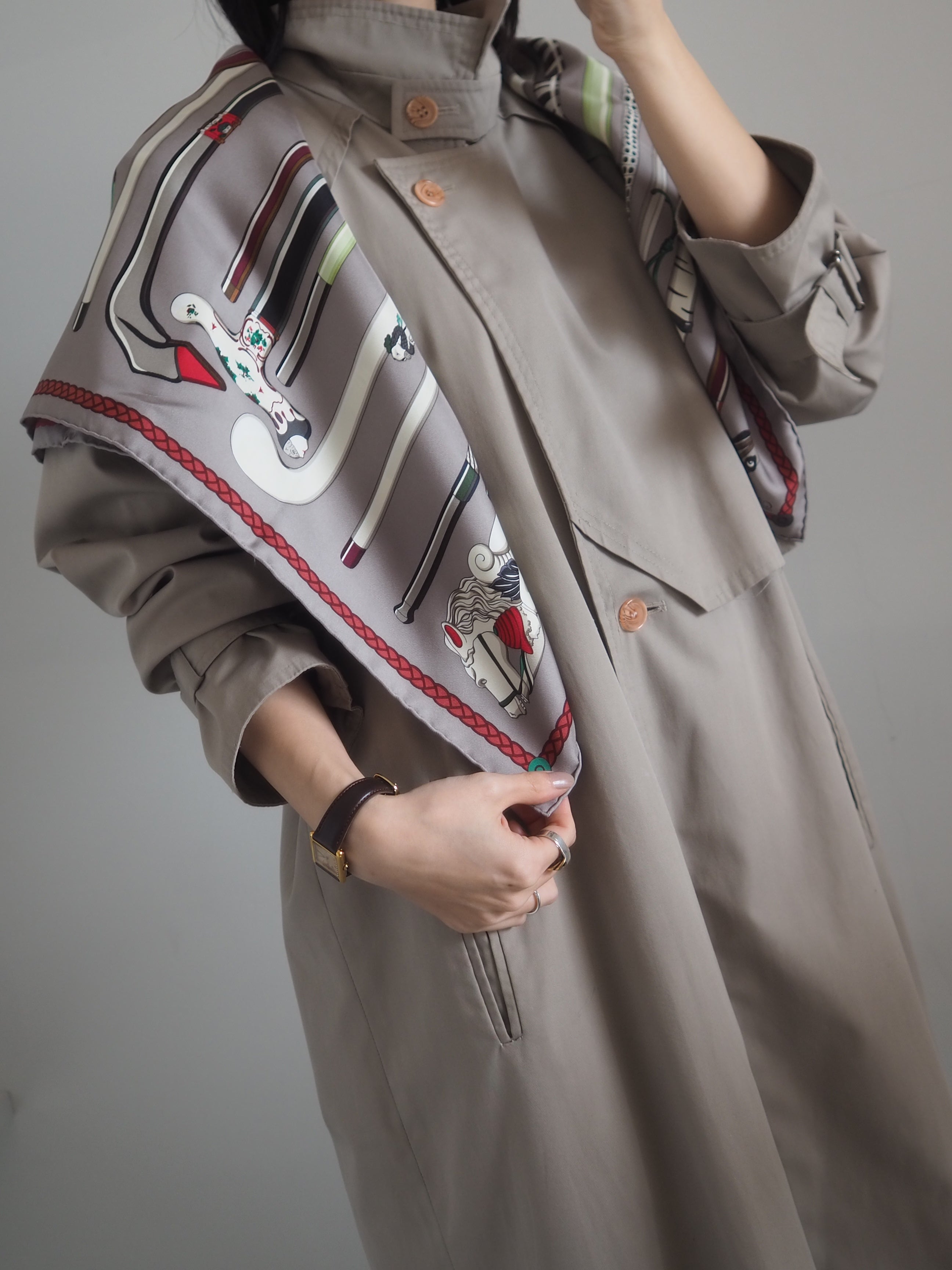 HERMÈS LE CANNES Carré 90 Silk Scarf