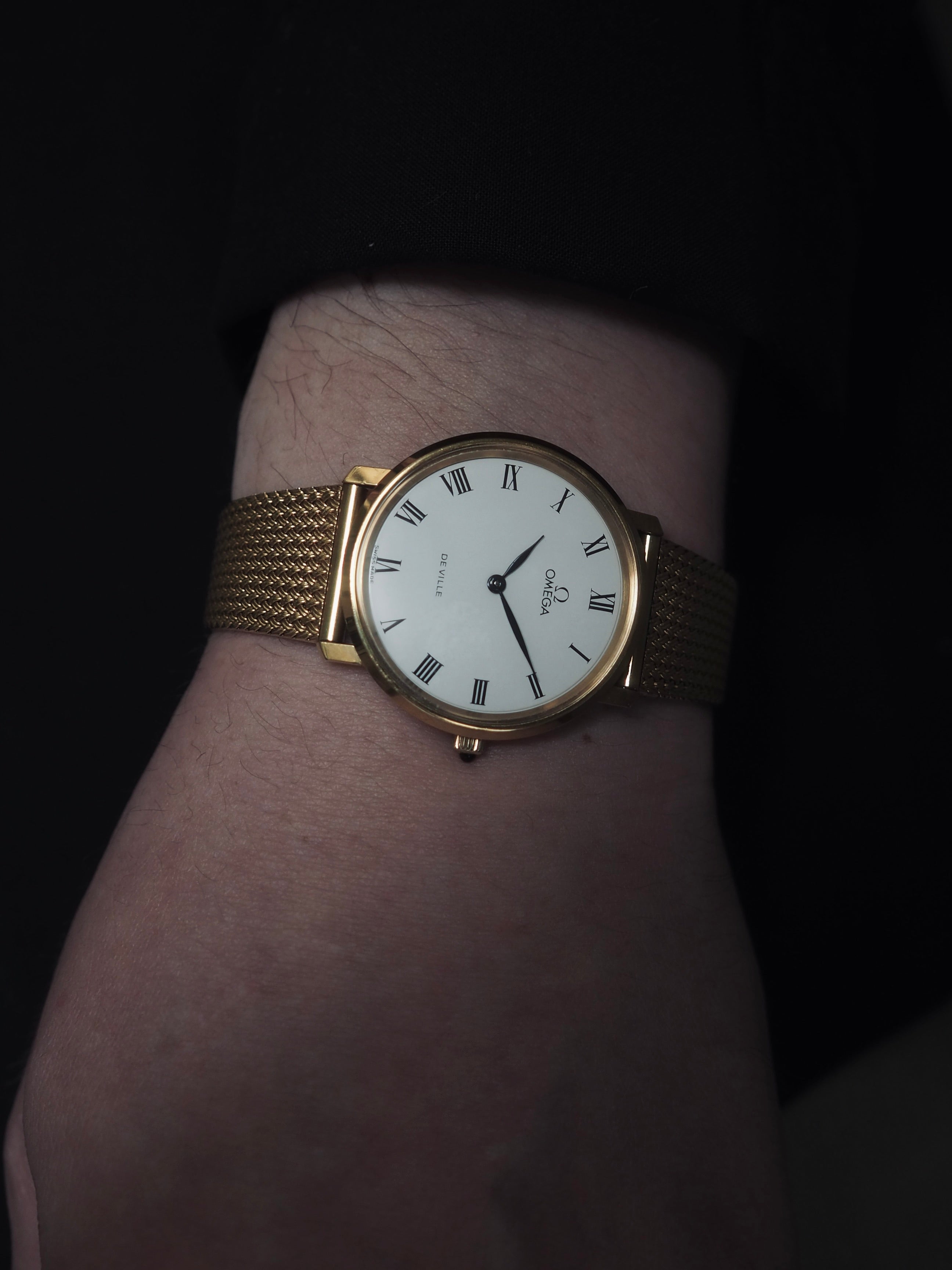OMEGA オメガ DE VILLE デビル ラウンド ウォッチ 腕時計 ゴールド