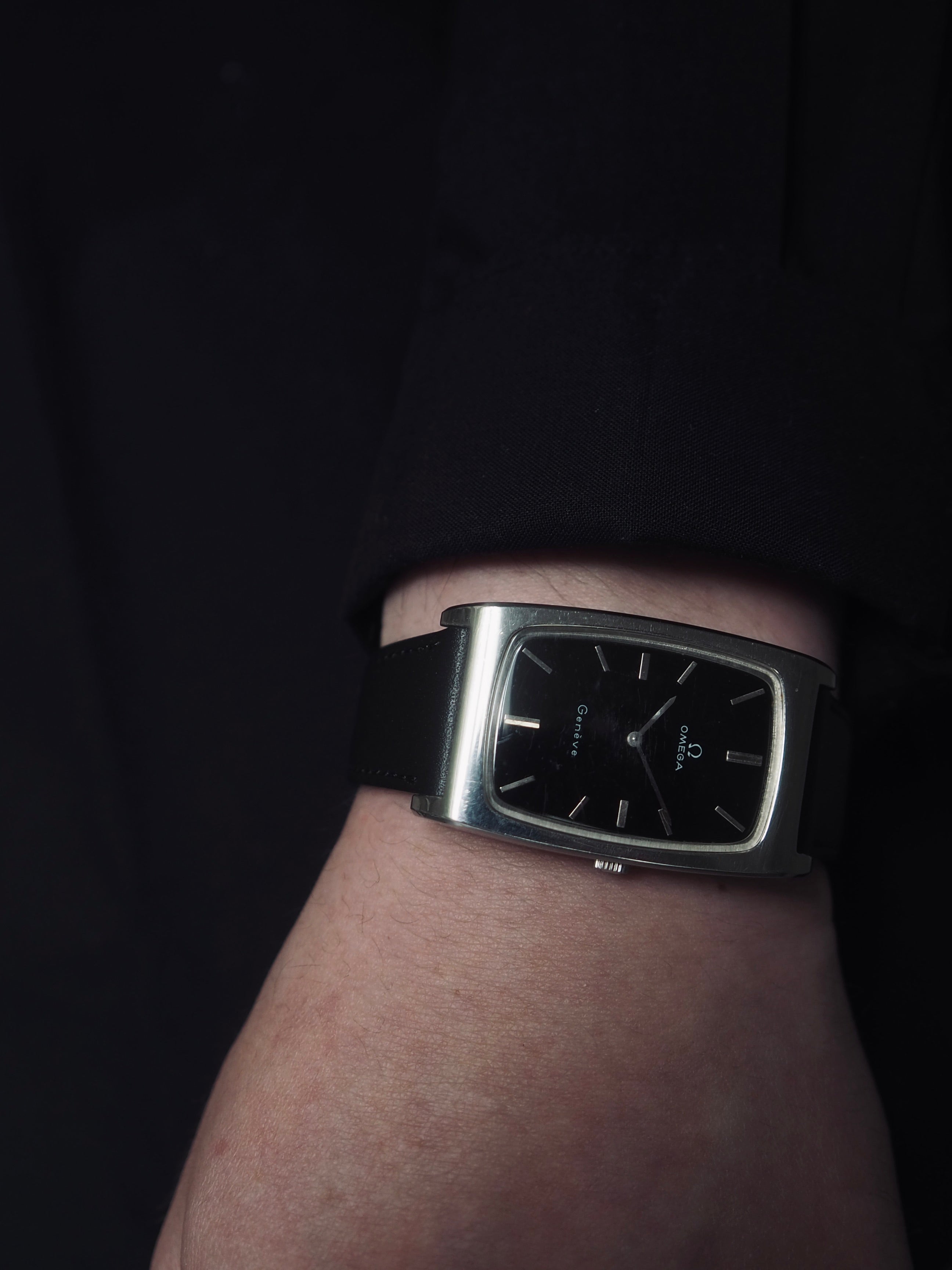 OMEGA オメガ Genève ジュネーブ レクタンギュラー ウォッチ 腕時計