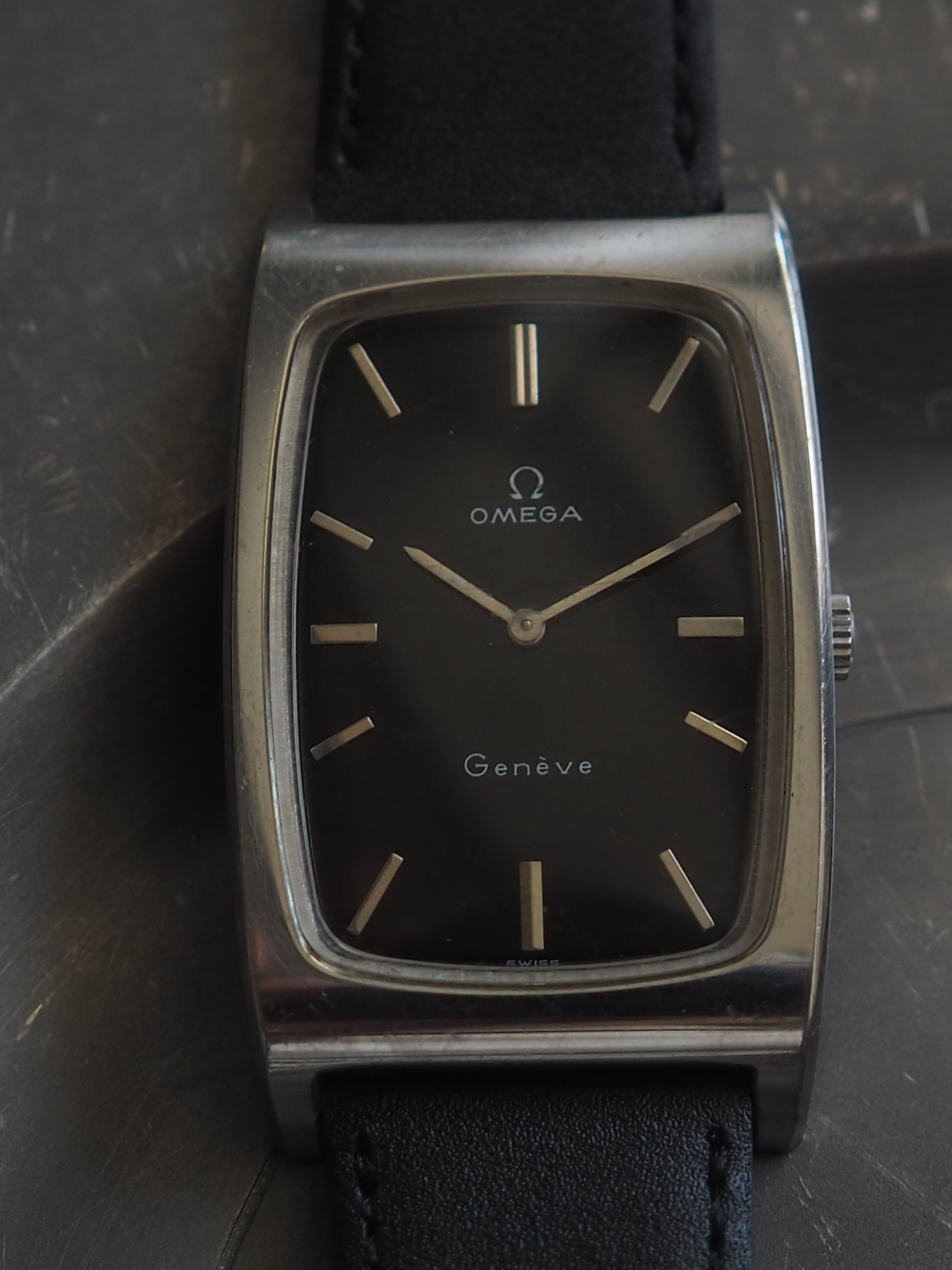 OMEGA オメガ Genève ジュネーブ レクタンギュラー ウォッチ 腕時計
