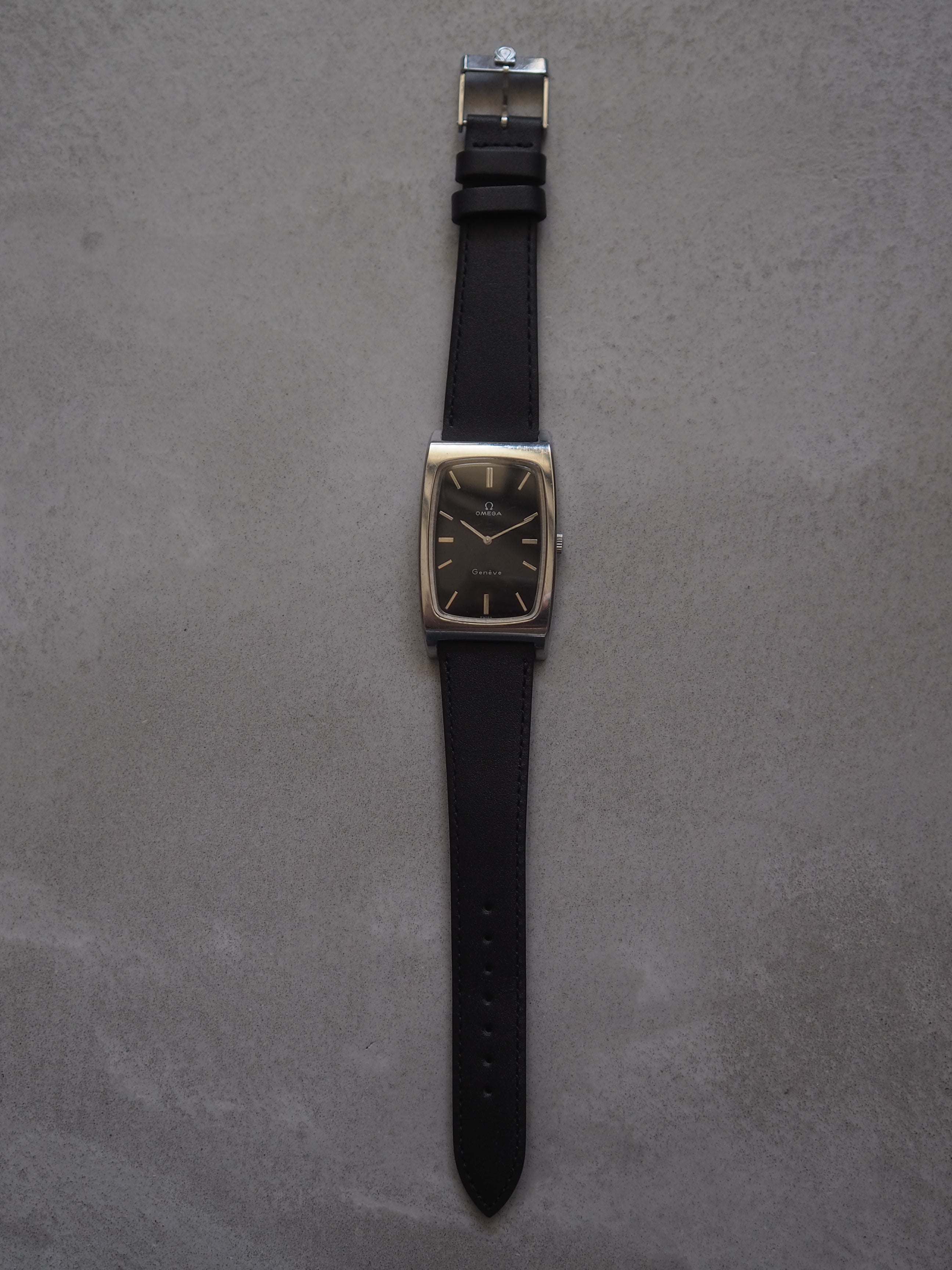 OMEGA オメガ Genève ジュネーブ レクタンギュラー ウォッチ 腕時計