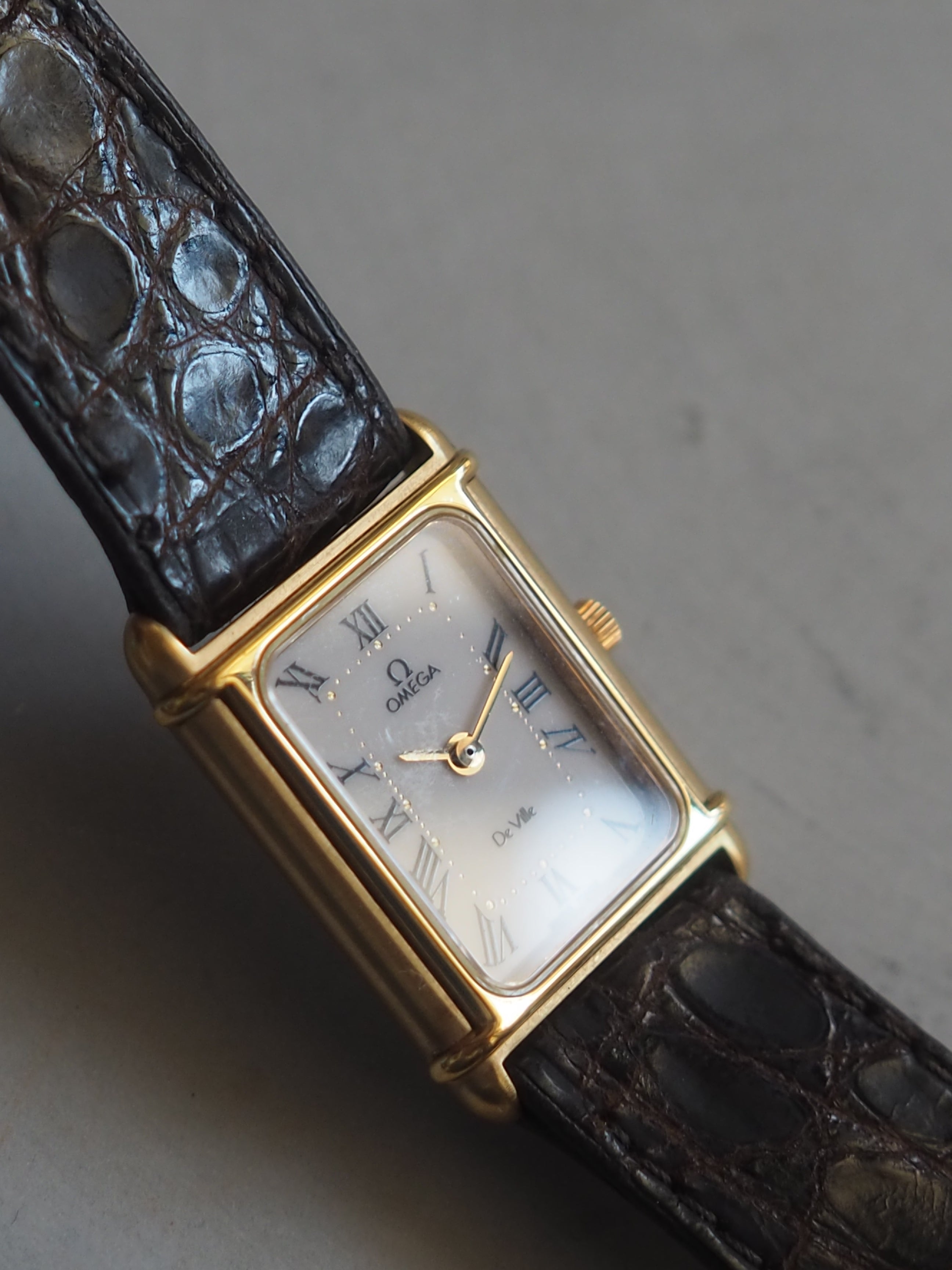OMEGA De Ville Rectangular Roman Dial Watch