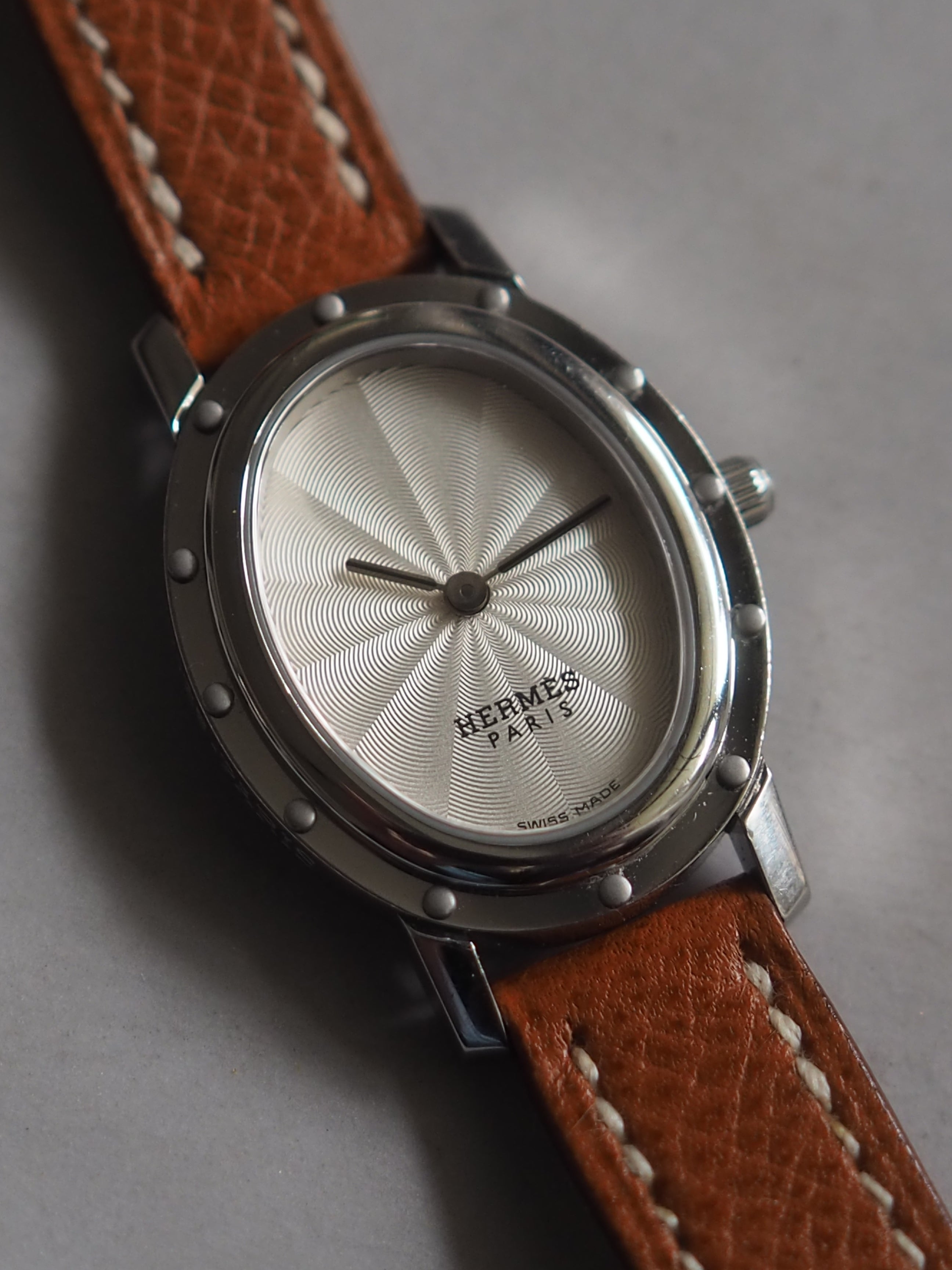 HERMÈS Clipper Oval Watch