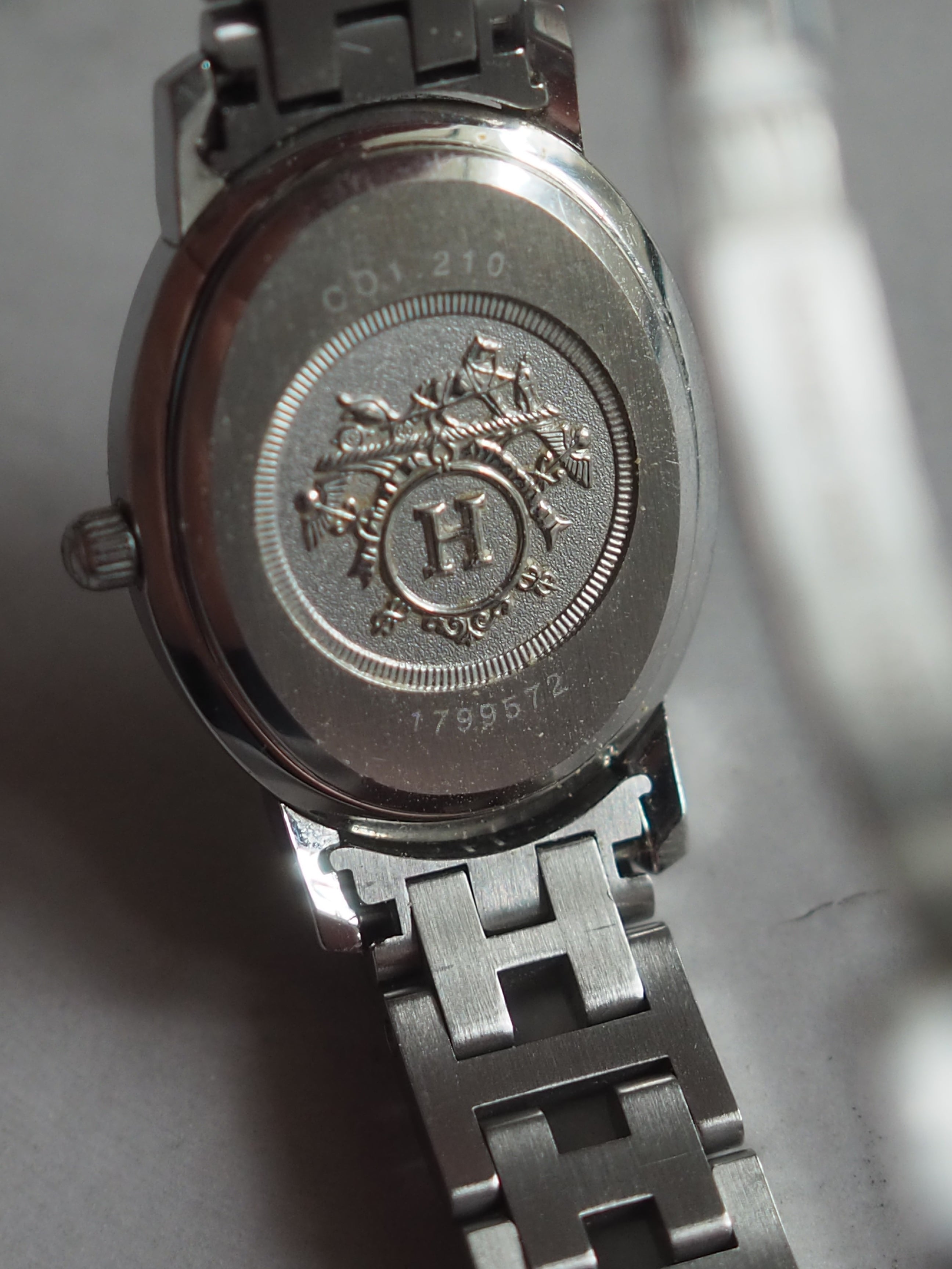 HERMÈS Clipper Oval Watch