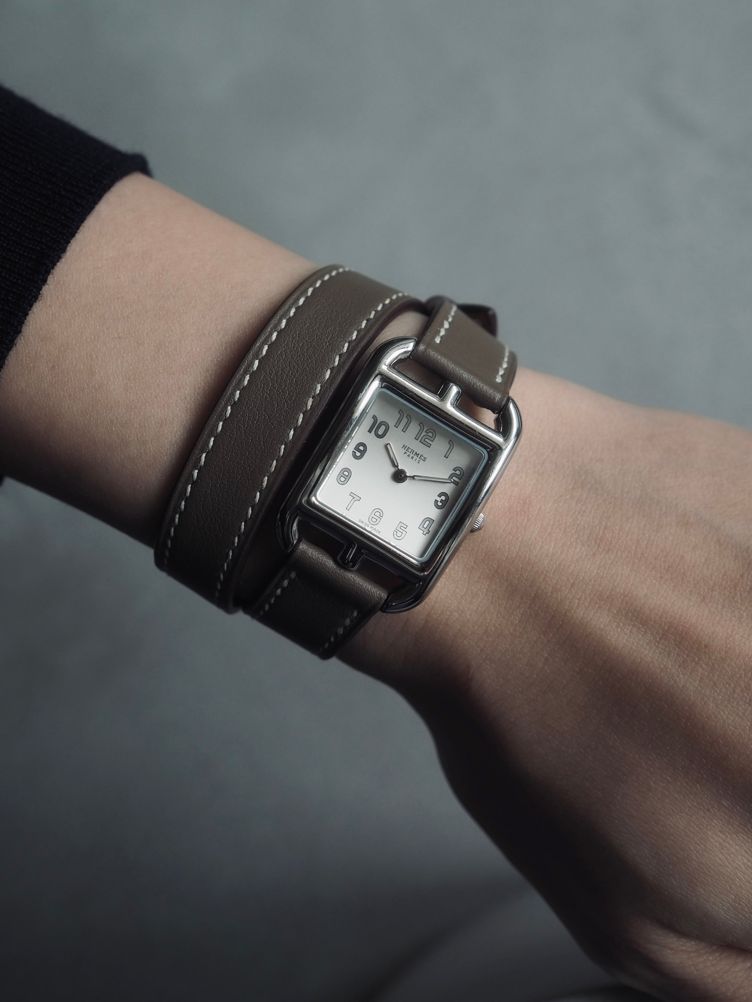 HERMES エルメス ケープコッド ドゥーブルトゥール ウォッチ 腕時計