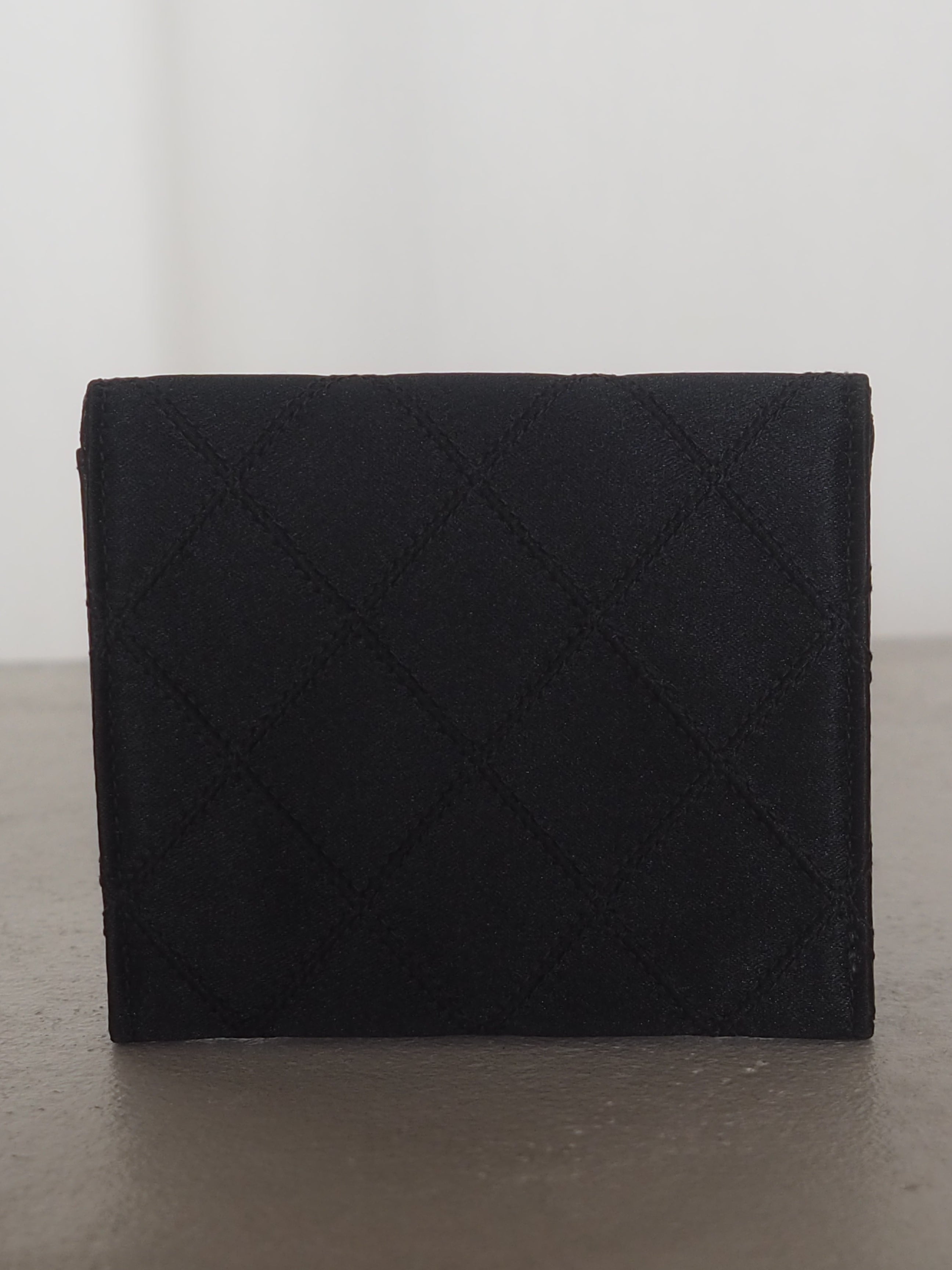 CHANEL Bicolore Satin Coin Case